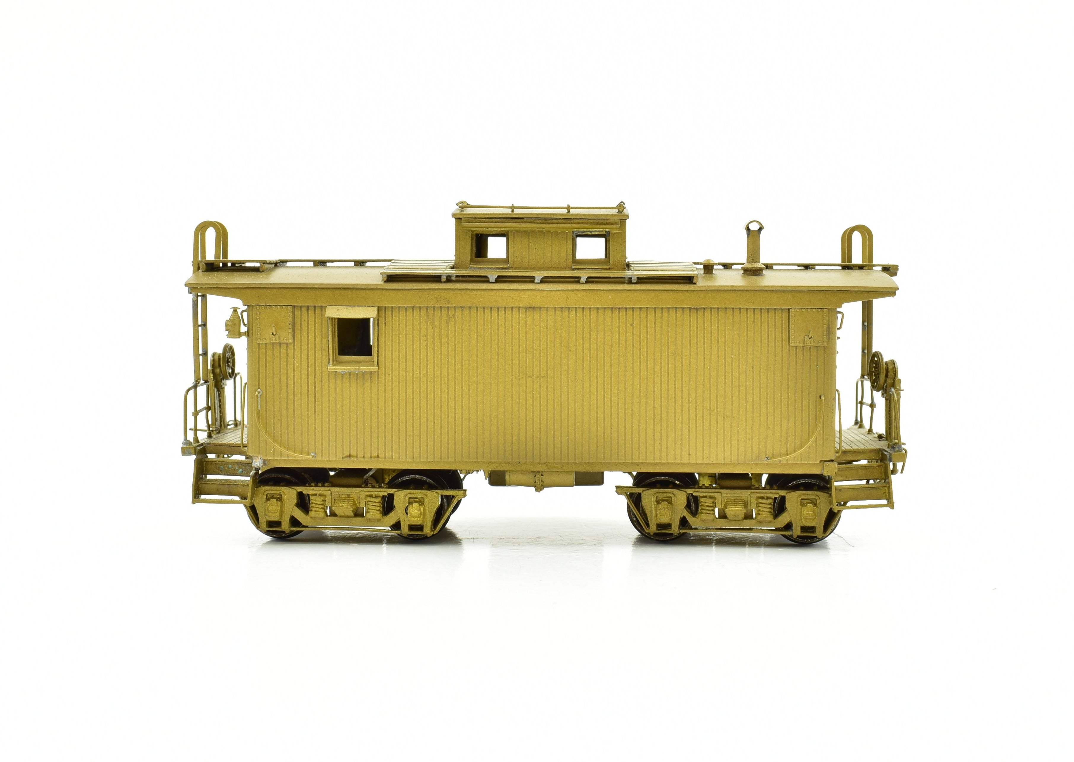 HO Scale Brass PFM SKI Boston & Maine Unpainted Wood Caboose with Spares