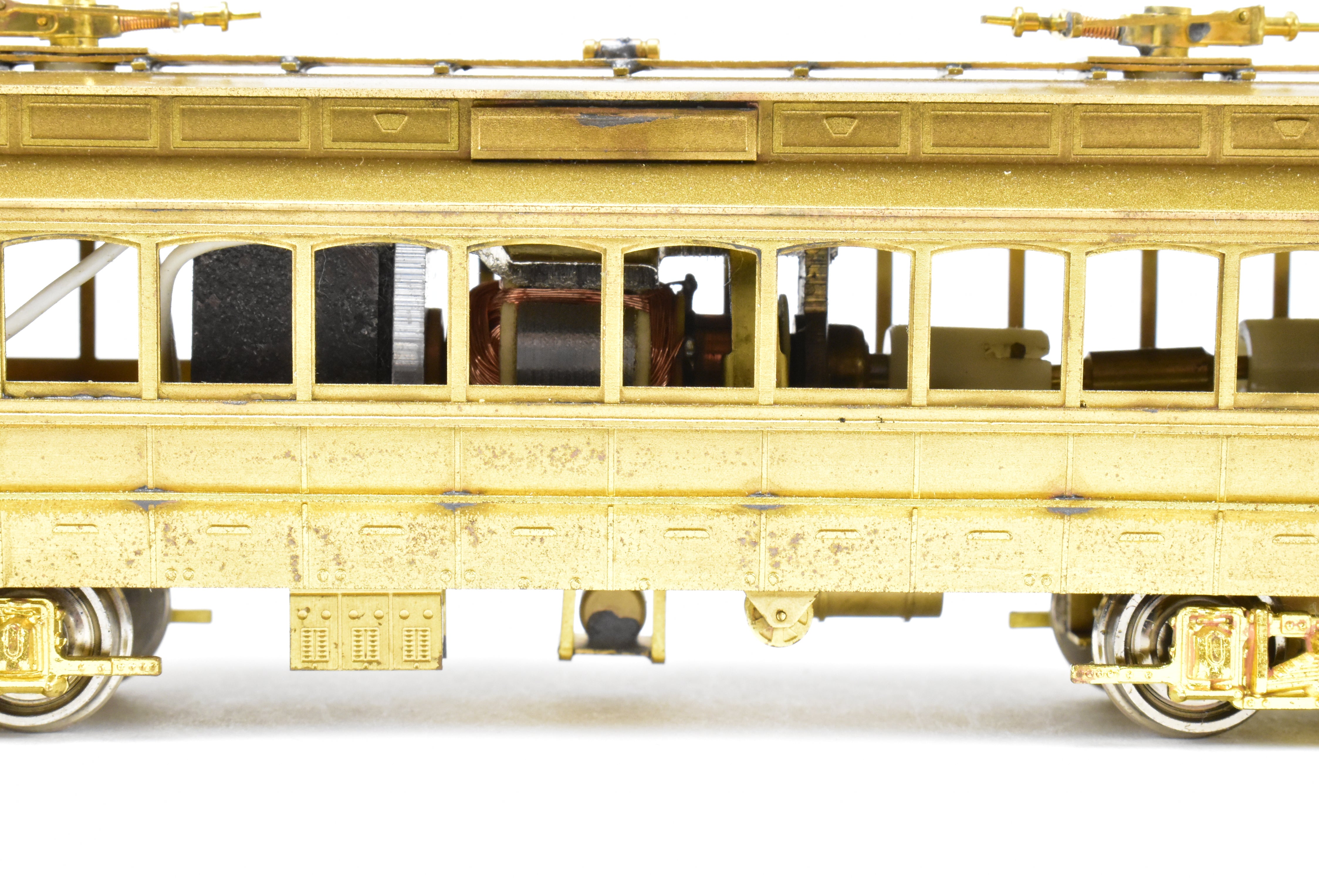 HO Scale Custom Brass TARS Third Avenue Railway System 400 Series Trolley Model - High - Quality HO Brass NJ Imported Collectible