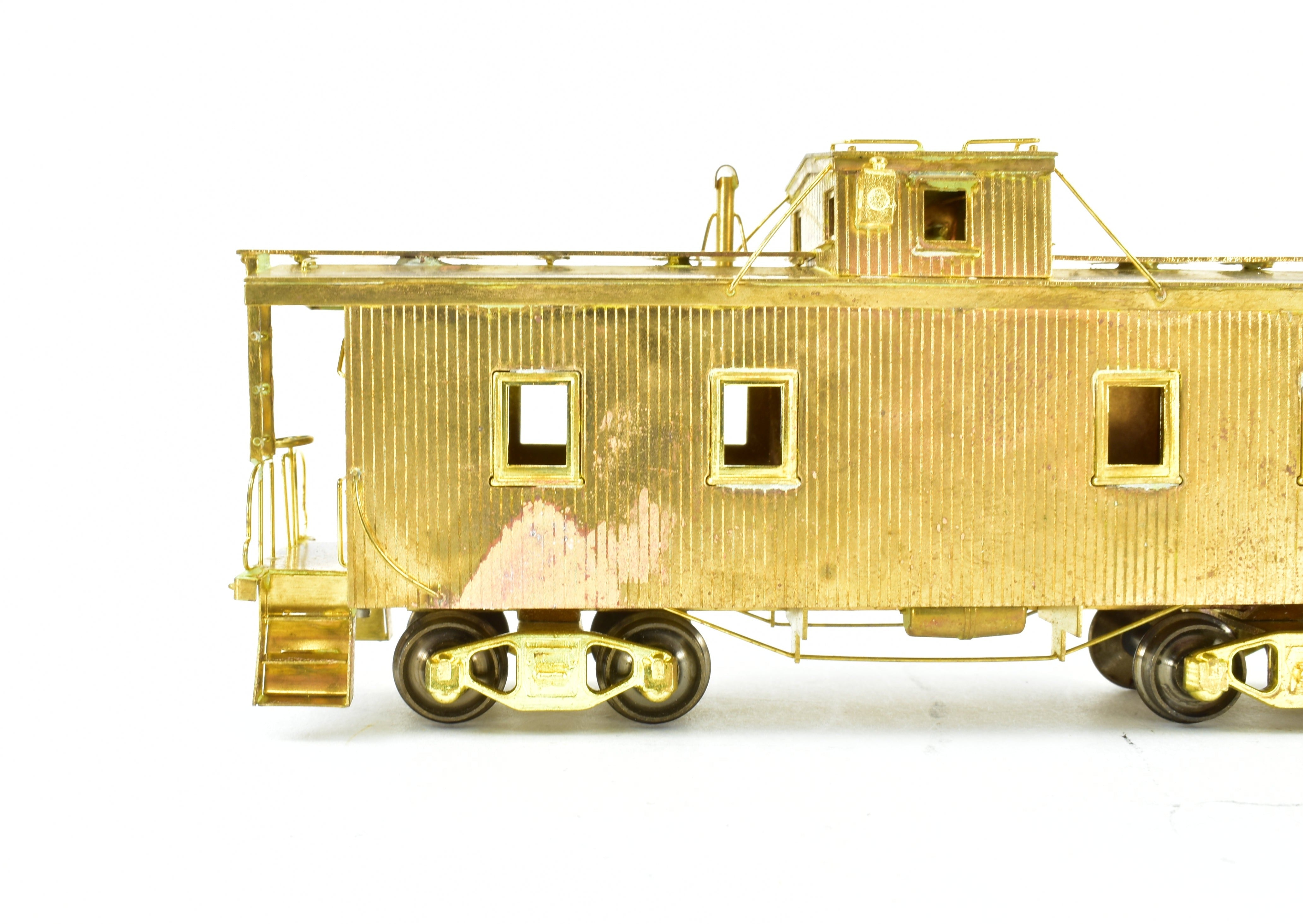 HO Scale Brass Nickel Plate Products (NPP) and Nickel Plate Road (NKP) Wood Caboose Model