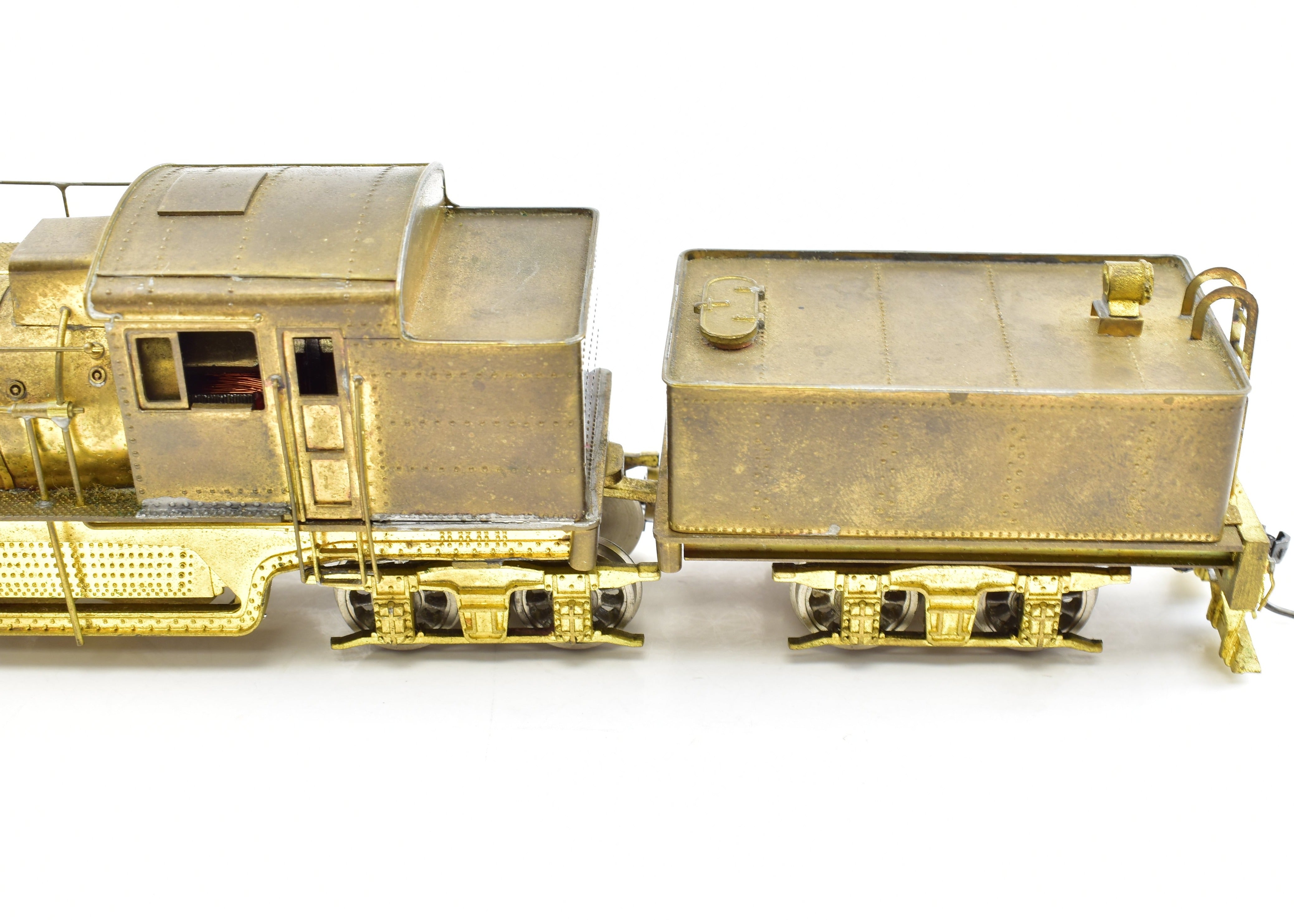 HO Scale Brass Max Gray Western Maryland 3 - Truck Shay Model in Gray