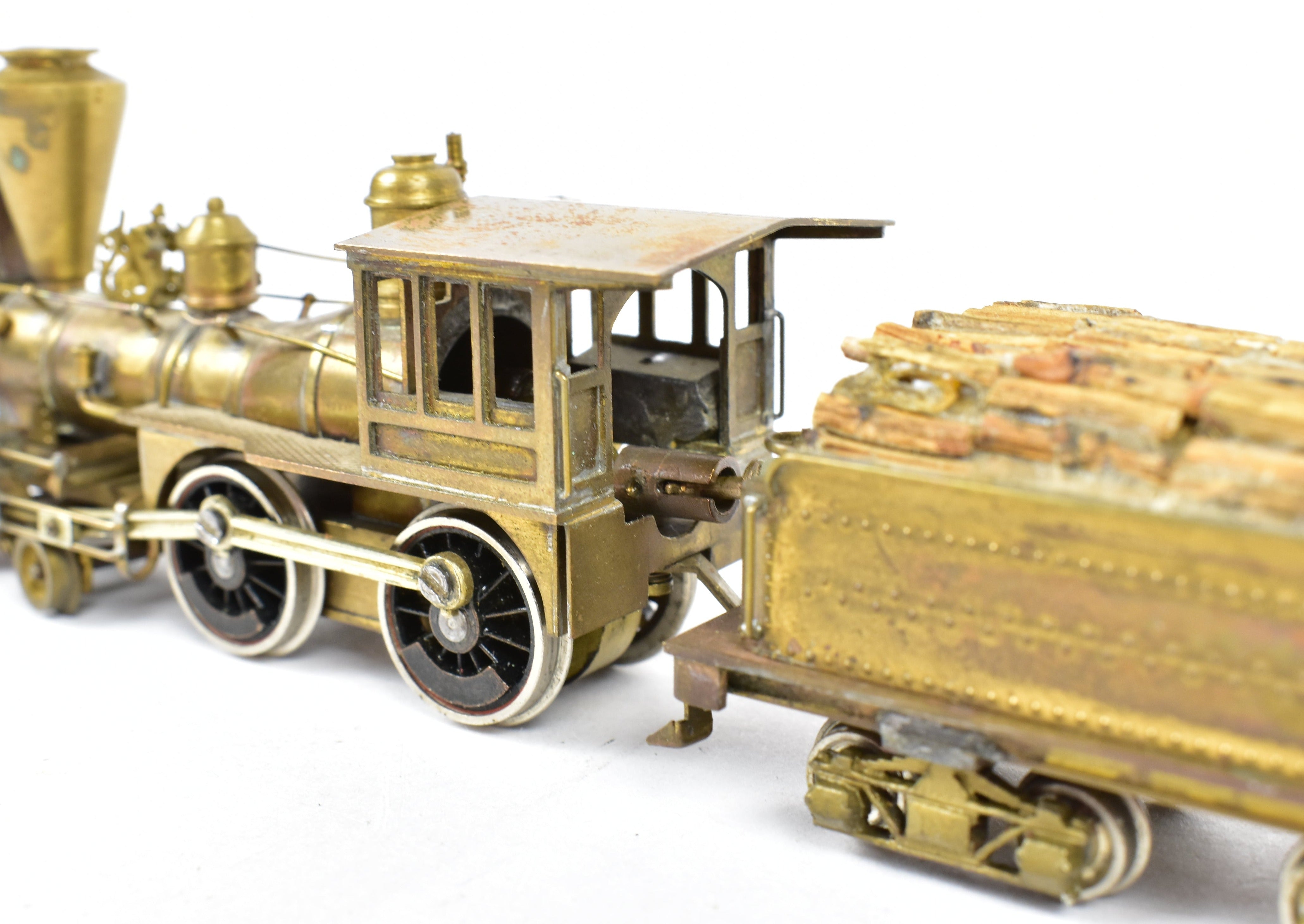 Rare HO Brass M.B. Austin Central Pacific 4-4-0 American Governor Stanford Model
