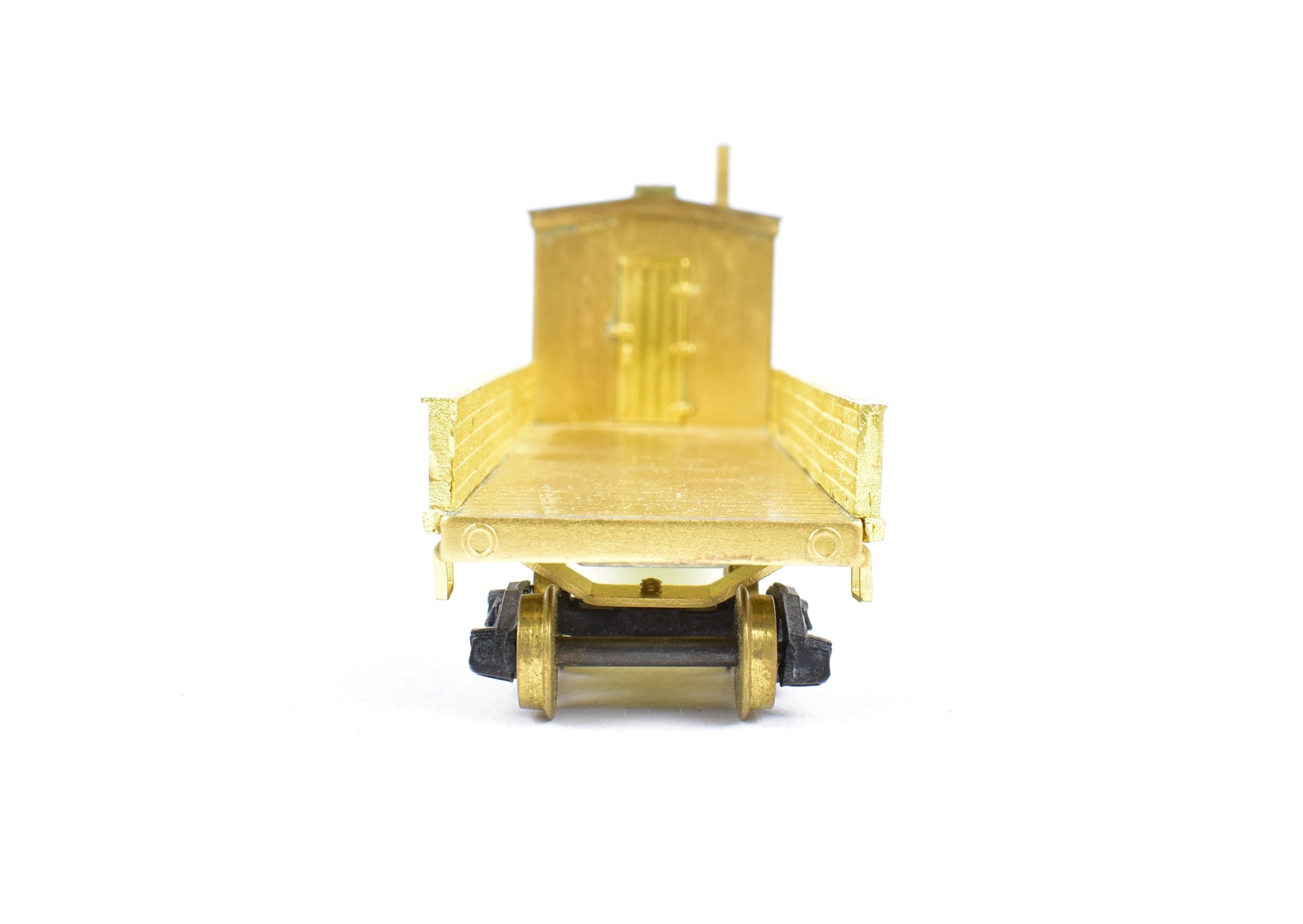 High - Quality HO Scale Brass Lambert Maintenance of Way (MOW) Boom Car for Various Roads