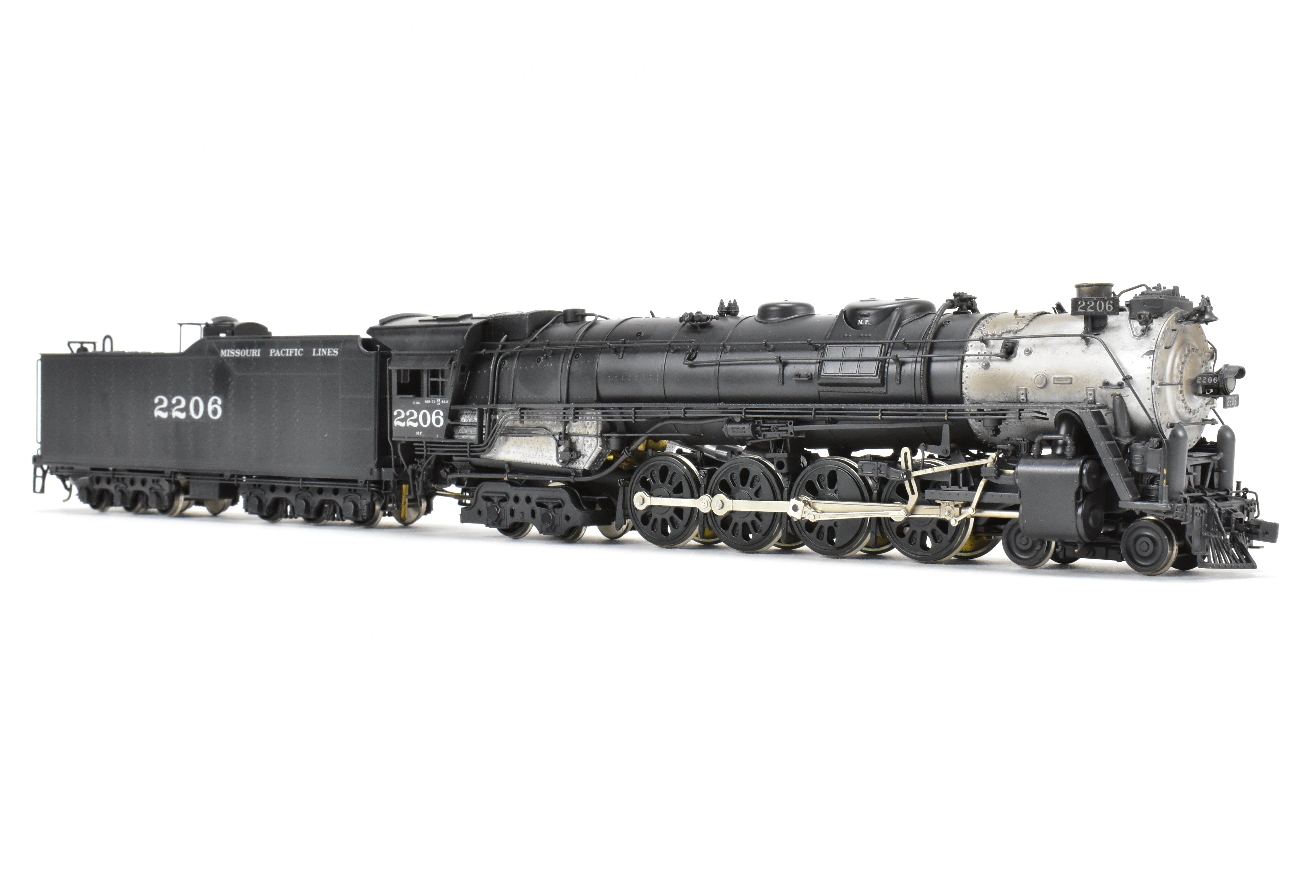 HO Brass PFM - Fujiyama Missouri Pacific 4-8-4 2200 Class #2206 Custom Painted by Joe G. Collias