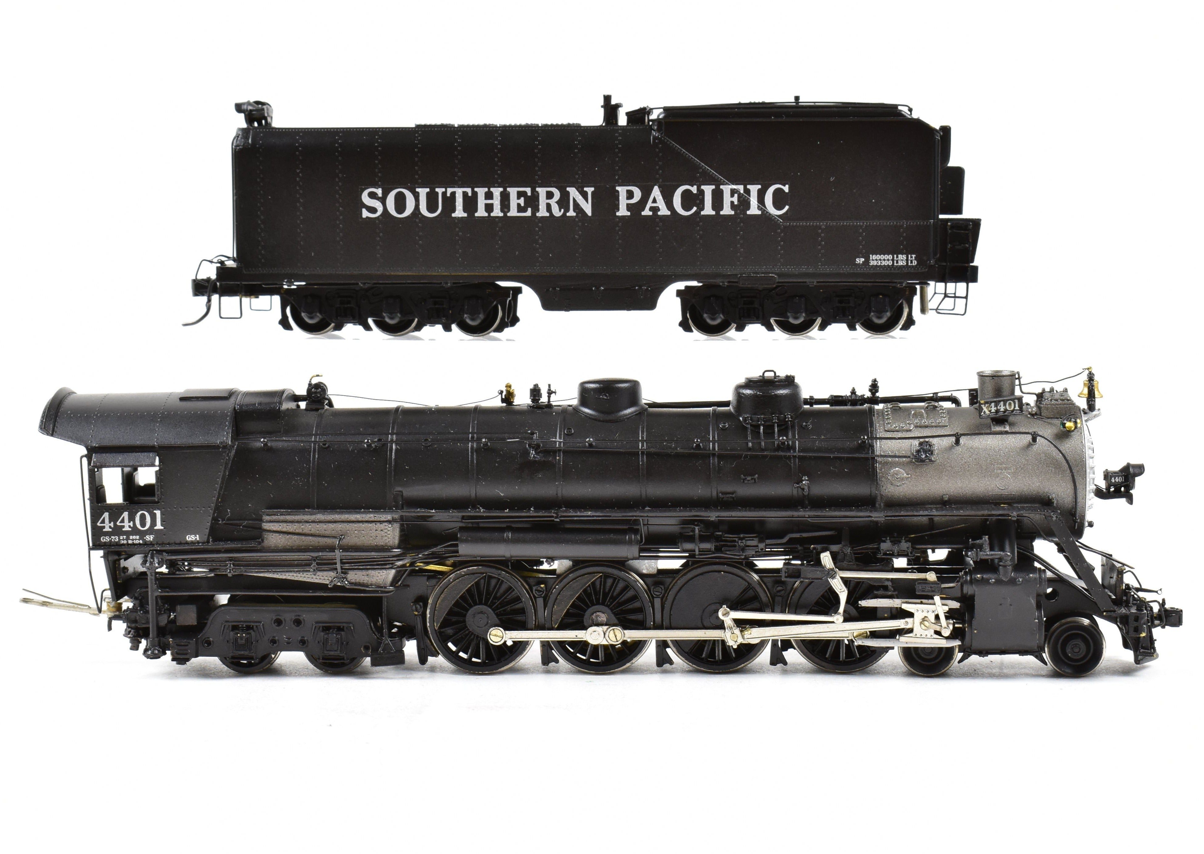 HO Scale Brass Sunset Models SP - Southern Pacific GS - 1 4 - 8 - 4 Custom Painted Model Train with Incorrect Box