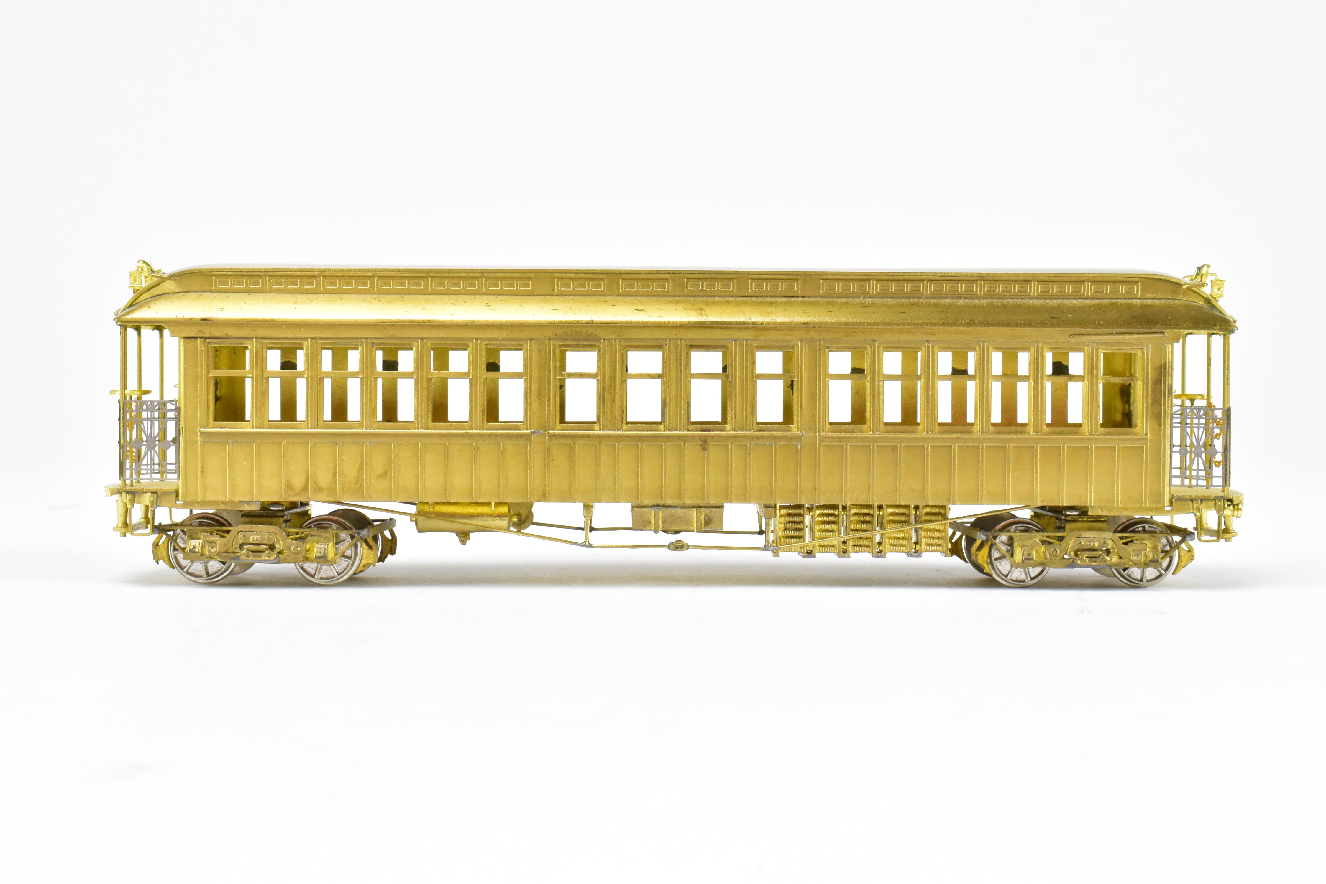 HO Scale Brass Model Train Set by MTS Imports - Manhattan Elevated Railway and Chicago & South Side Rapid Transit Elevated 2 Car Set