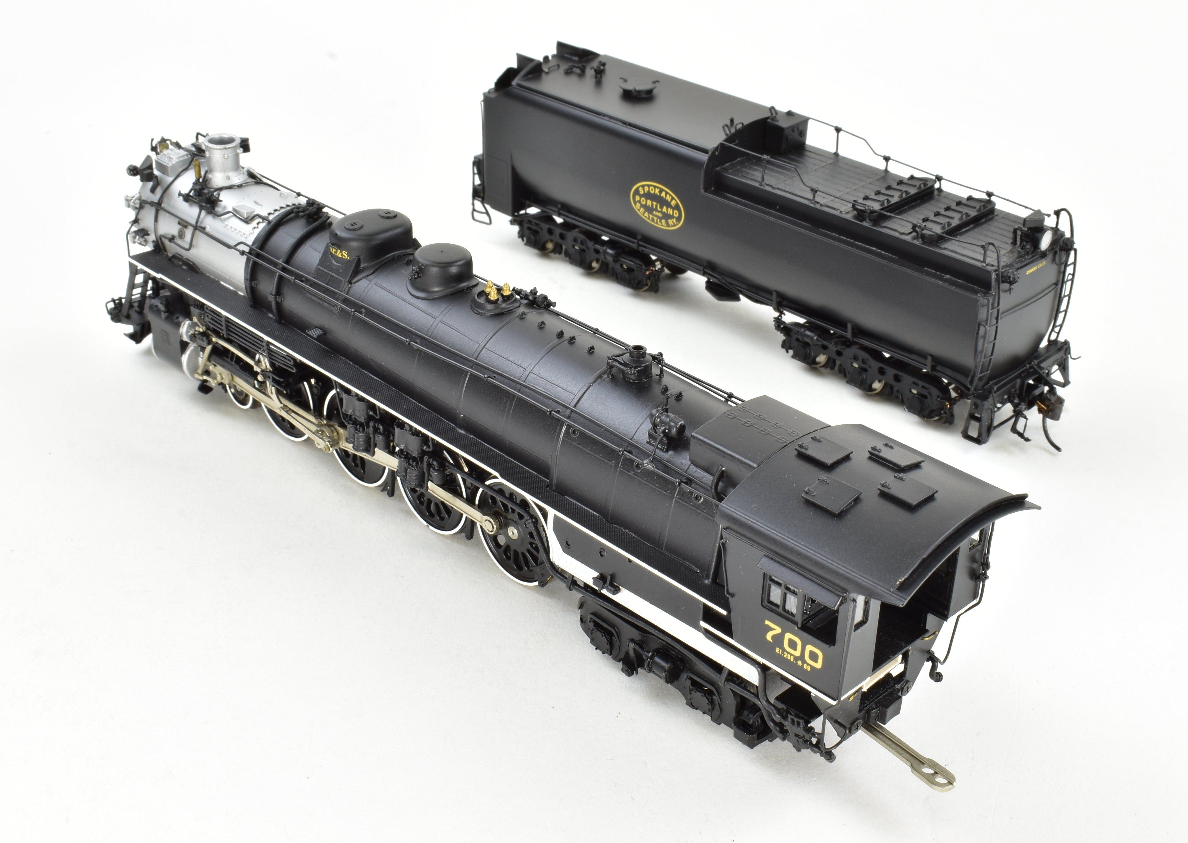 HO Scale Brass Sunset SP&S E-1 4-8-4 FP #700 with QSI DCC Sound, AS-IS