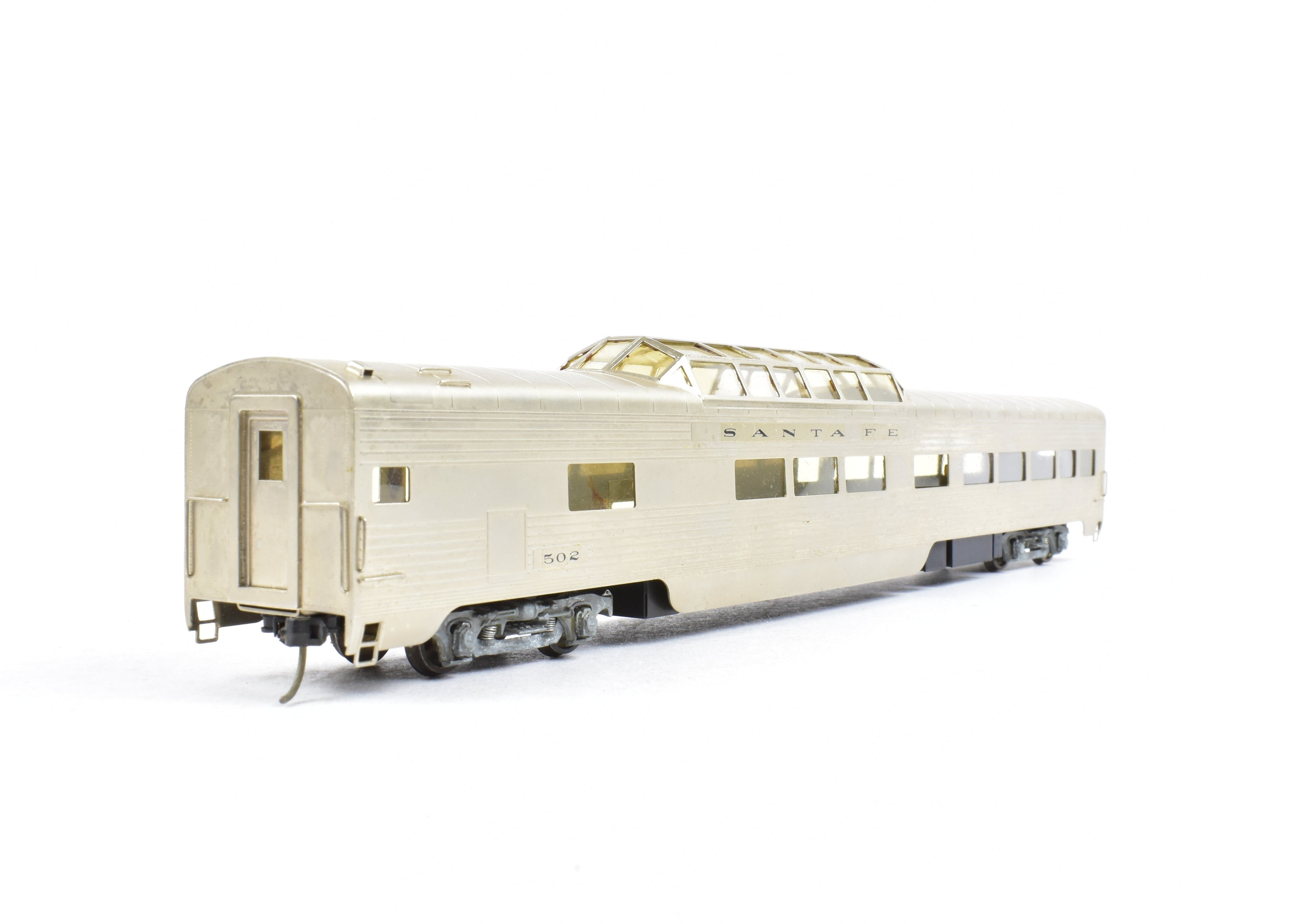 HO Scale Brass Lambert ATSF - Santa Fe Pullman Standard Dome Lettered Model Train Car
