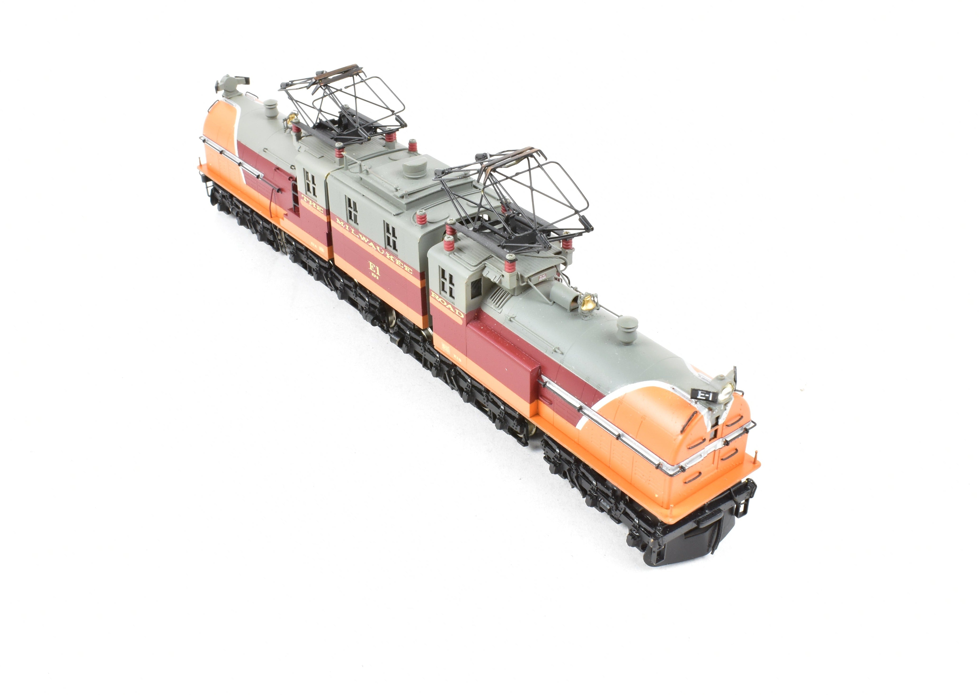 High - Quality HO Scale Custom Brass Milwaukee Road EP - 2 BI - Polar Gearless Electric Model Train Pro - Painted No. E1