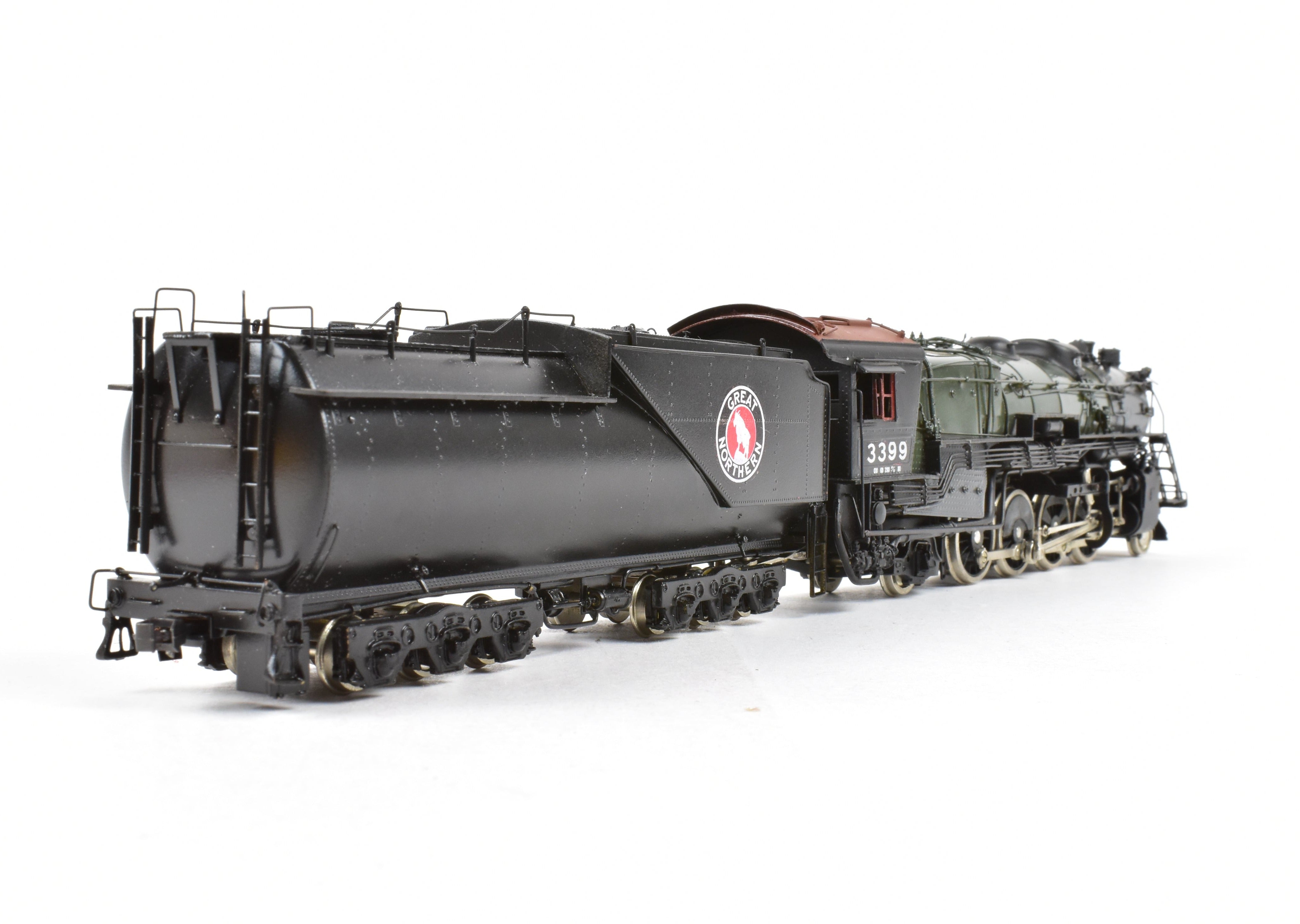 HO Scale Brass Great Northern 2-8-2 Class O-8 Open Cab Custom Painted Sunset Model