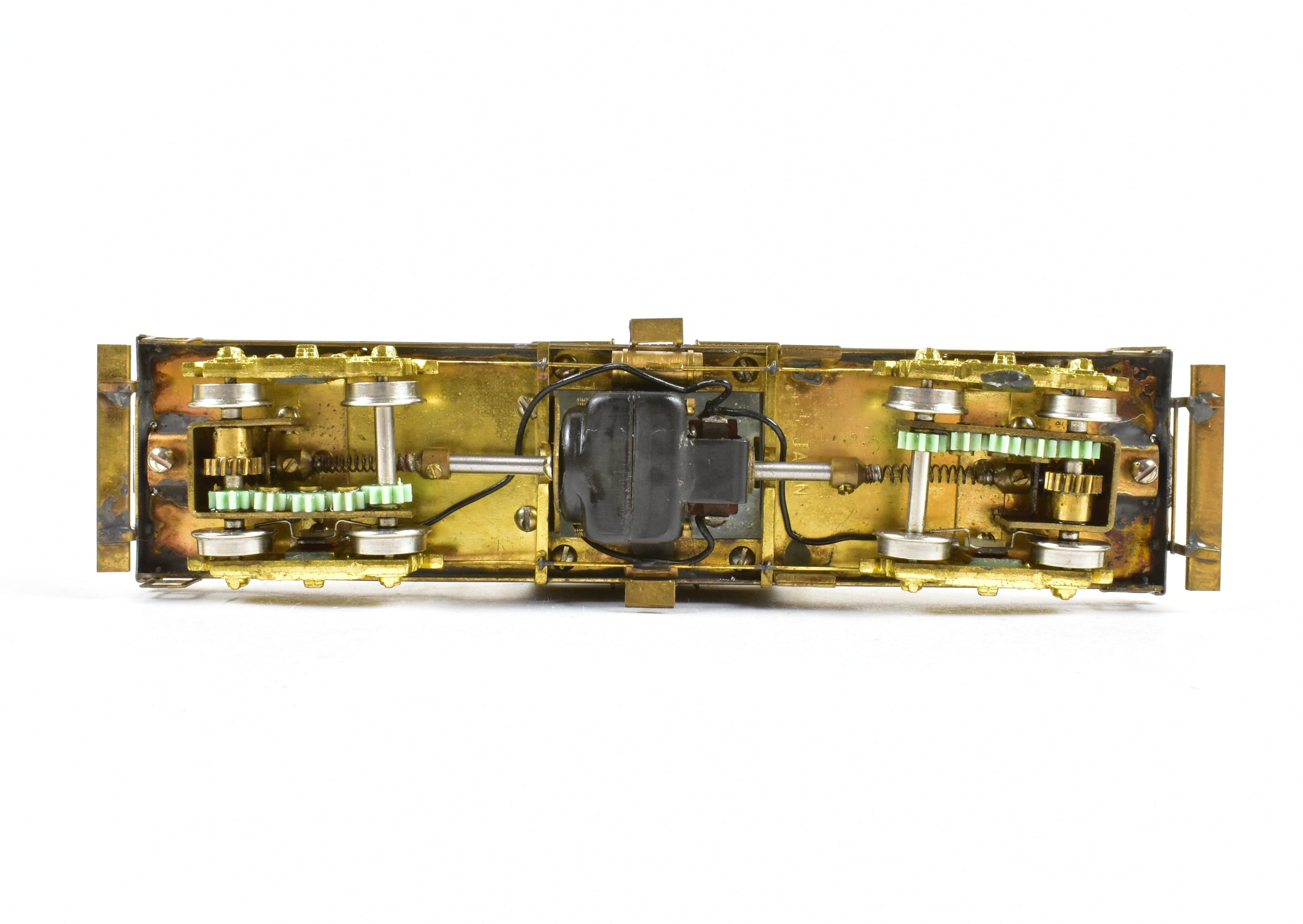 High - Quality HO Scale Brass Suydam Flat Bed Work Motor Model for Sacramento Northern and Various Roads