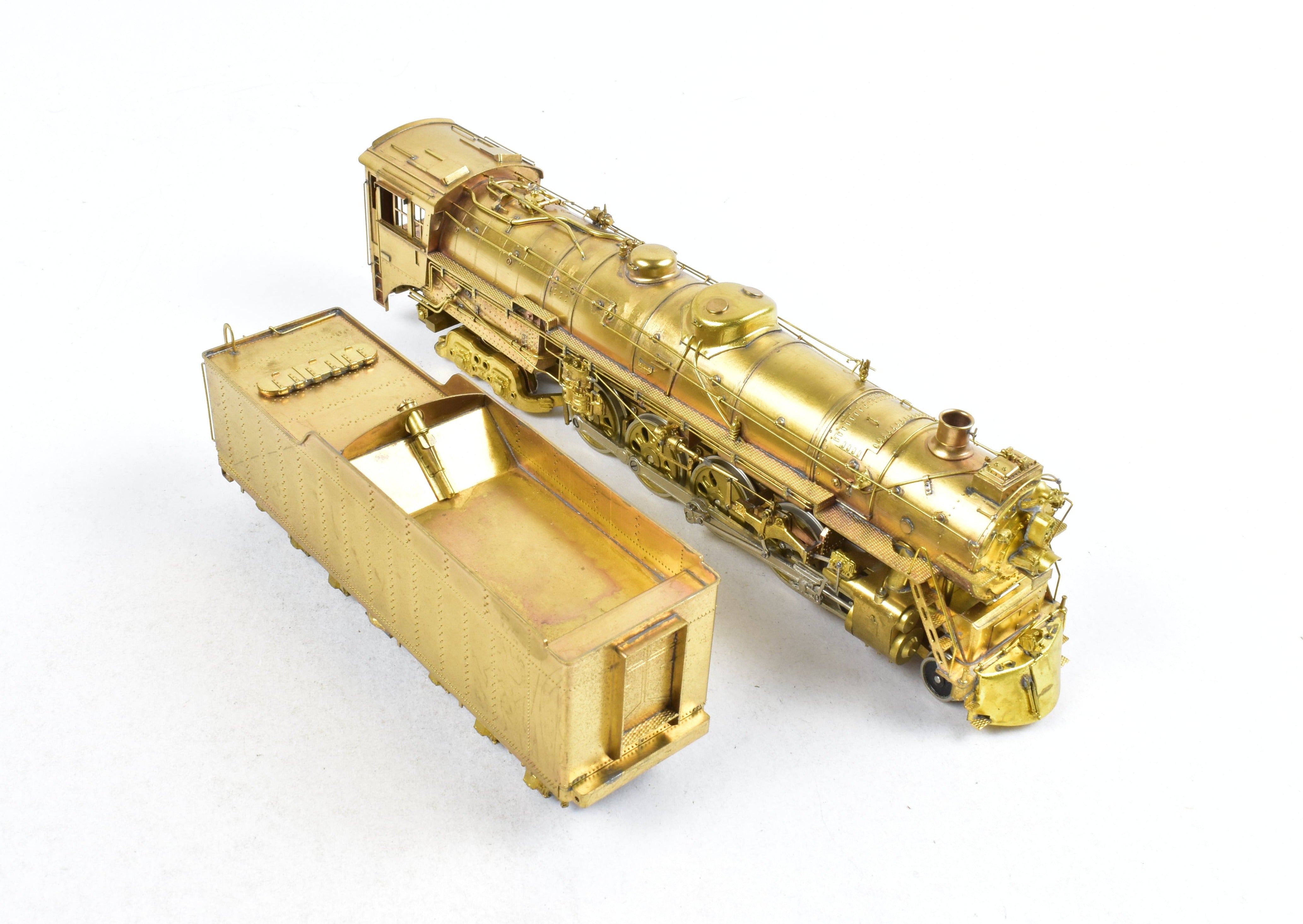 HO Scale Brass Pacific Fast Mail (PFM) Model Train - Toby CB&Q Burlington Route 4-8-4 Class O-5 Crown Model from 1969 Run