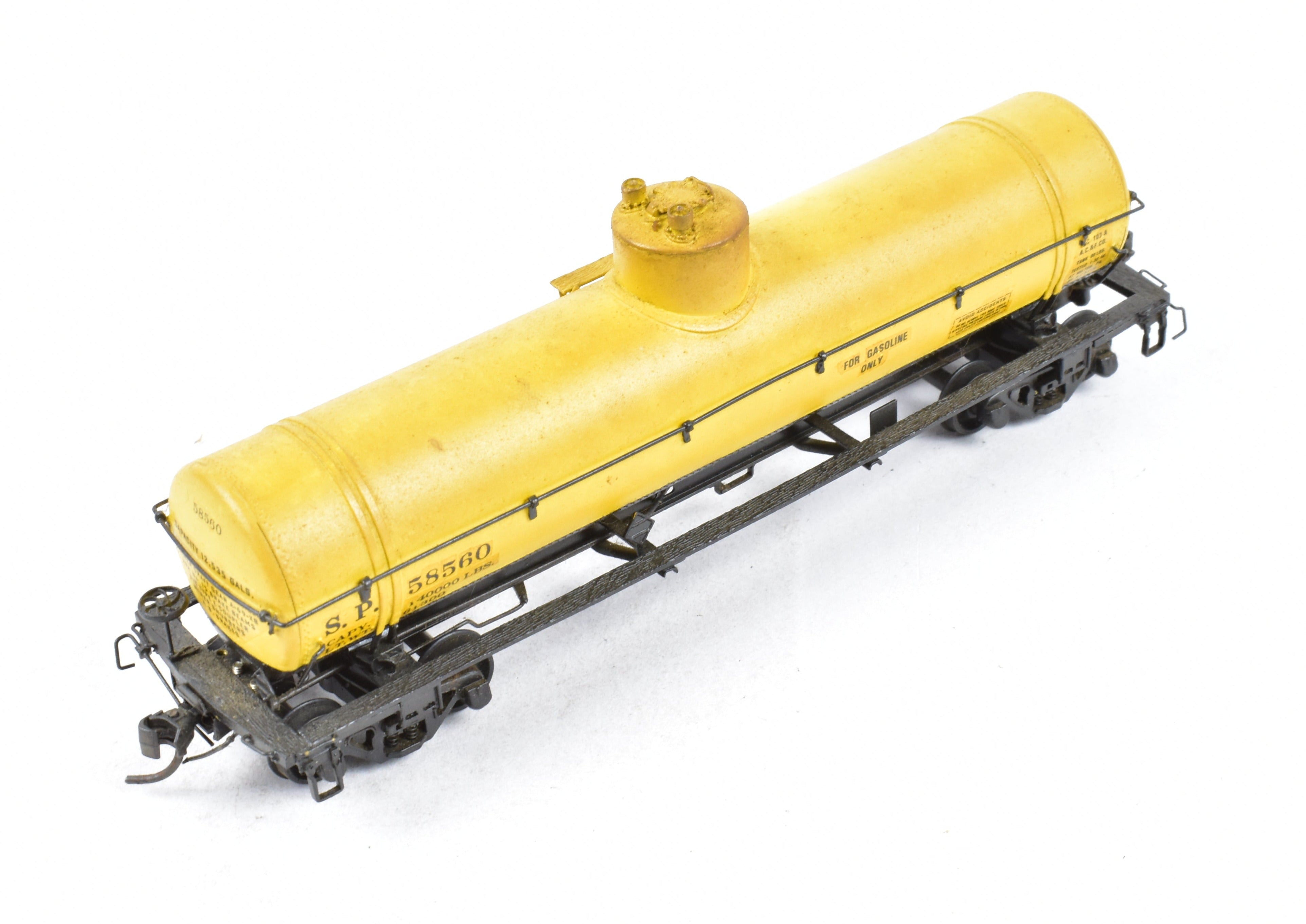 Custom Painted HO Brass Southern Pacific O - 50 - 12 Tank Car by Pecos River