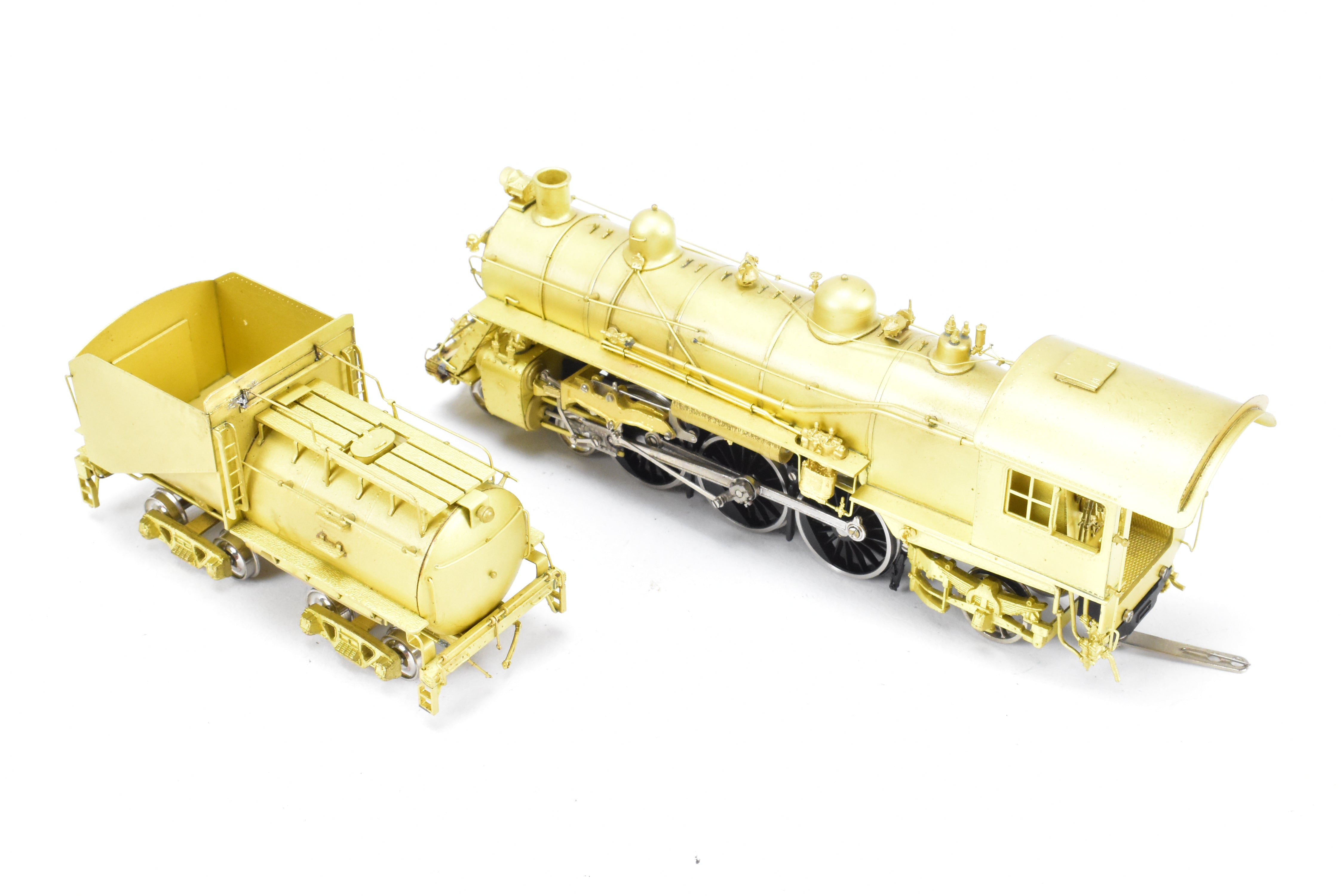 HO Scale Brass Erie Railroad K-1 4-6-2 Nickel-Plated Model - As Is