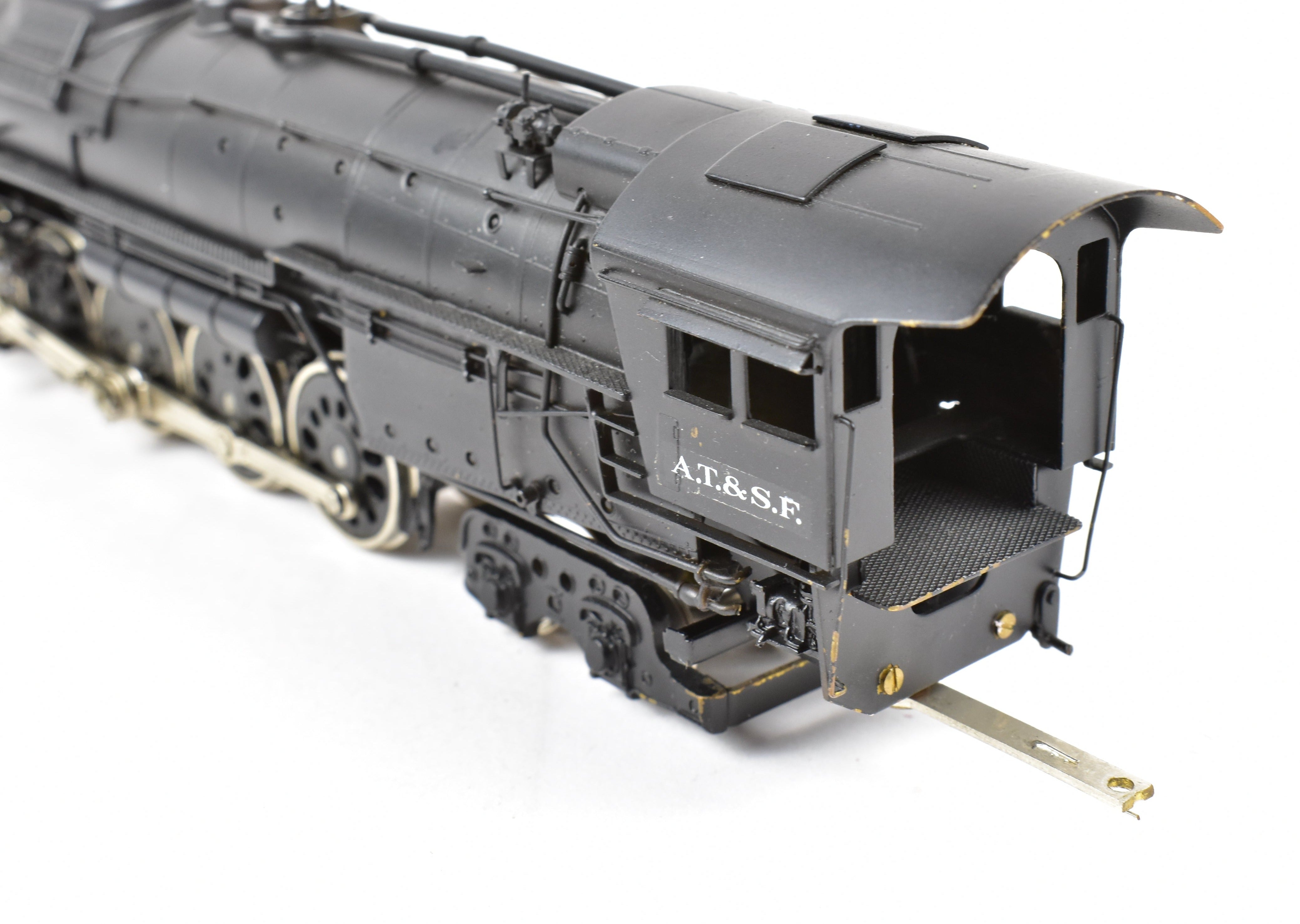 Custom Painted HO Brass PFM - United ATSF - Santa Fe 2-10-4 Locomotive #5031