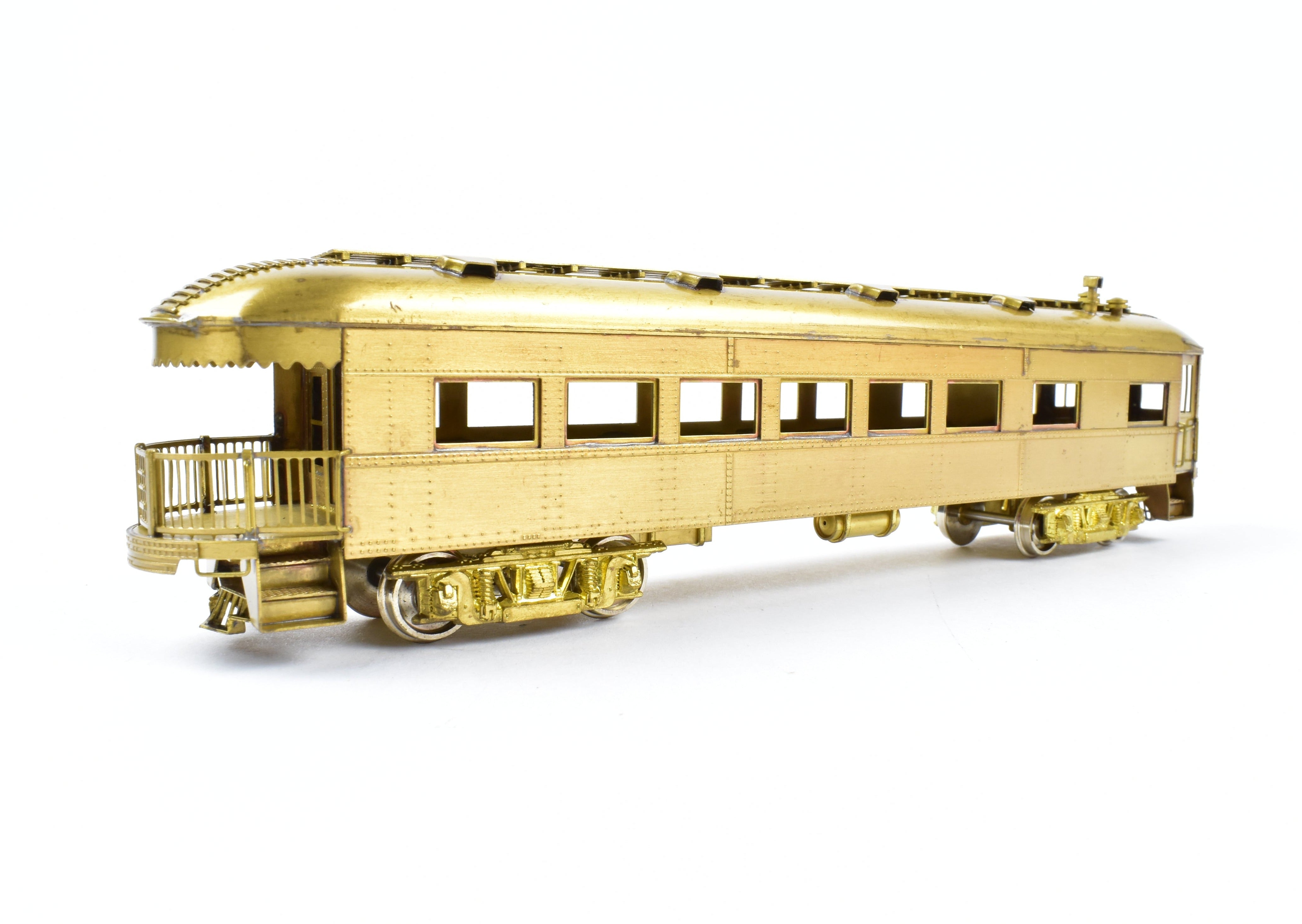 HO Scale Brass Model Midwest Trolley Museum CNS&M - North Shore Line No. 420 Parlor Observation Unpowered Trailer for Model Train Enthusiasts