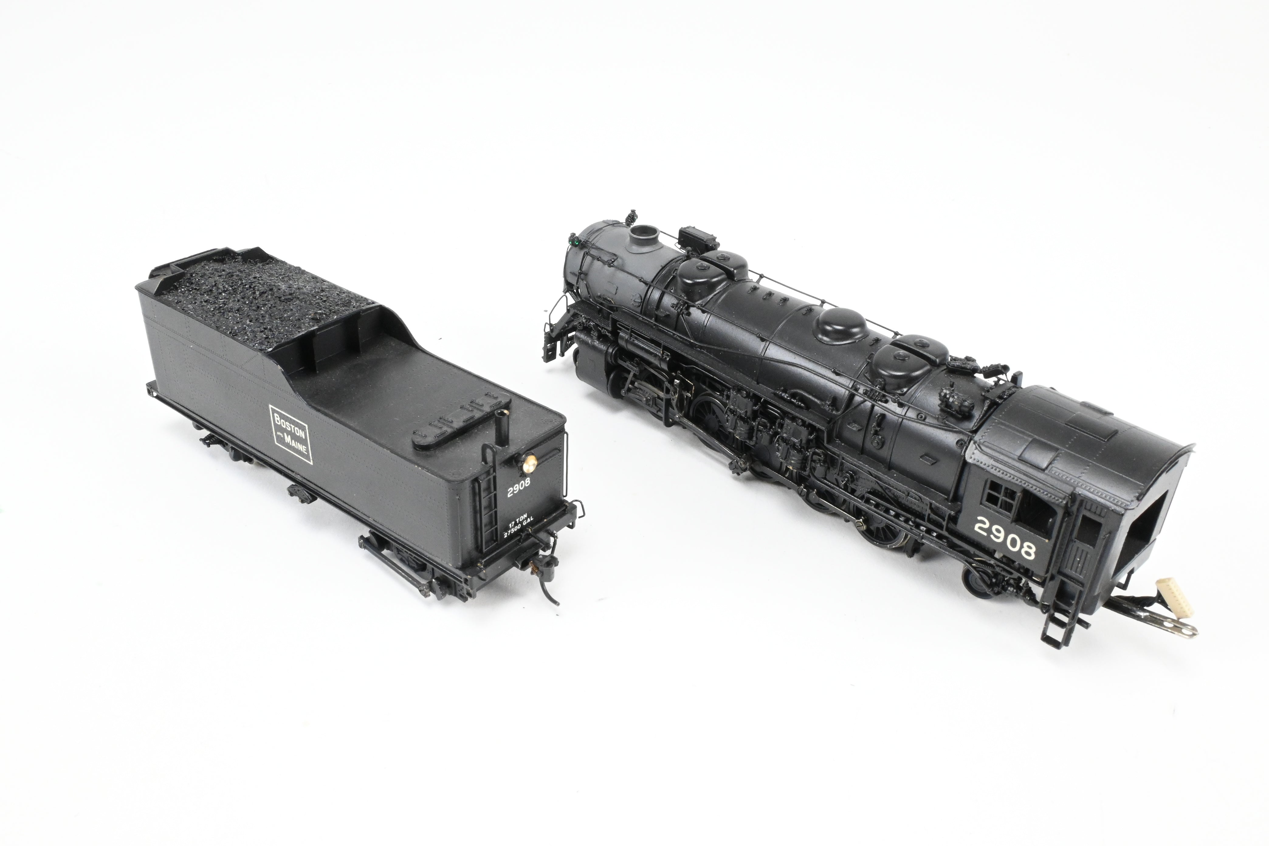 HO Scale NJ Custom Brass Boston & Maine 2-10-2 S-1B No. 2908 with DCC & Sound