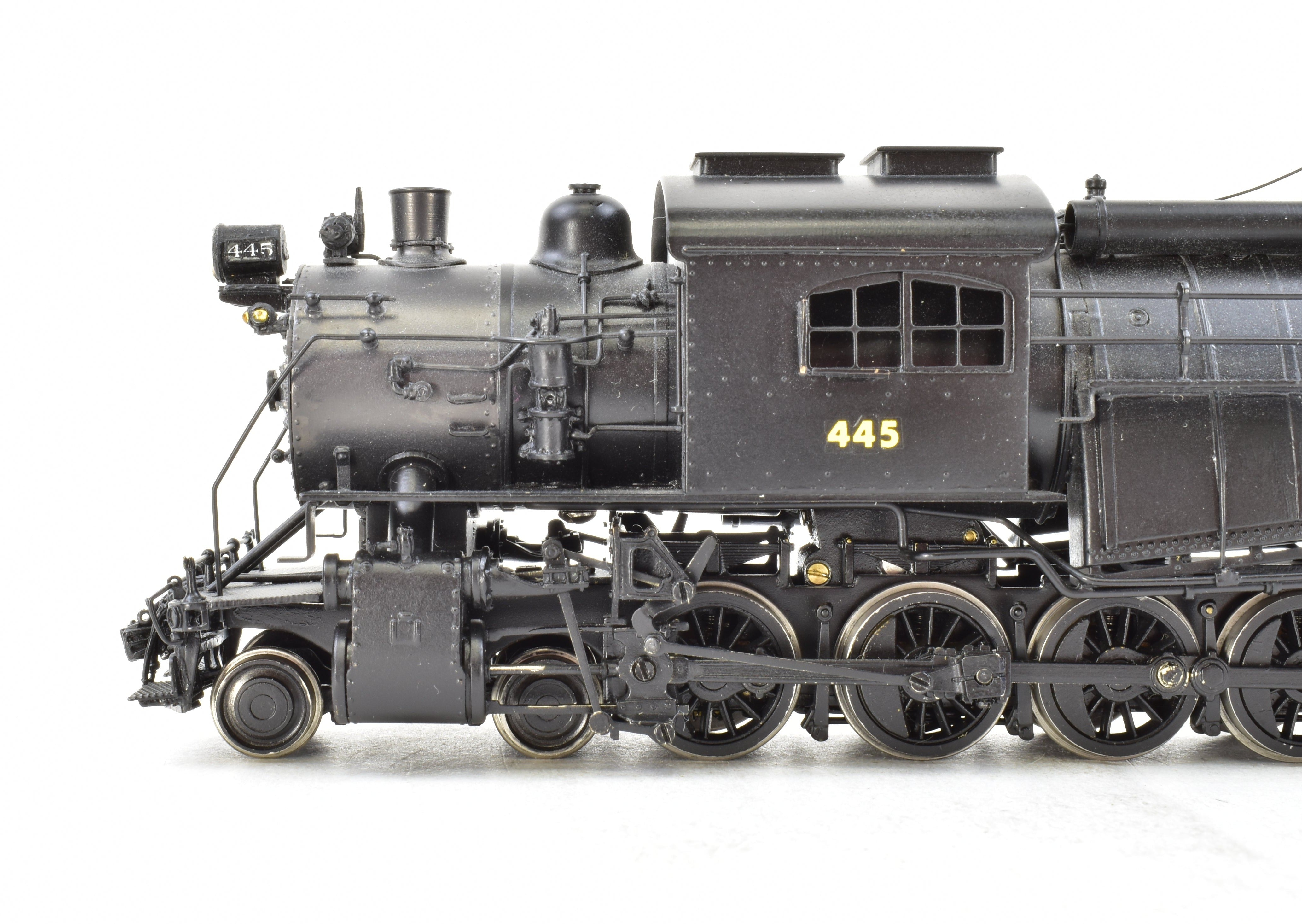 HO Scale Custom Painted Brass Model Train - Central Railroad of New Jersey K - 1 4 - 8 - 0 Camelback, NJ Custom Brass CNJ