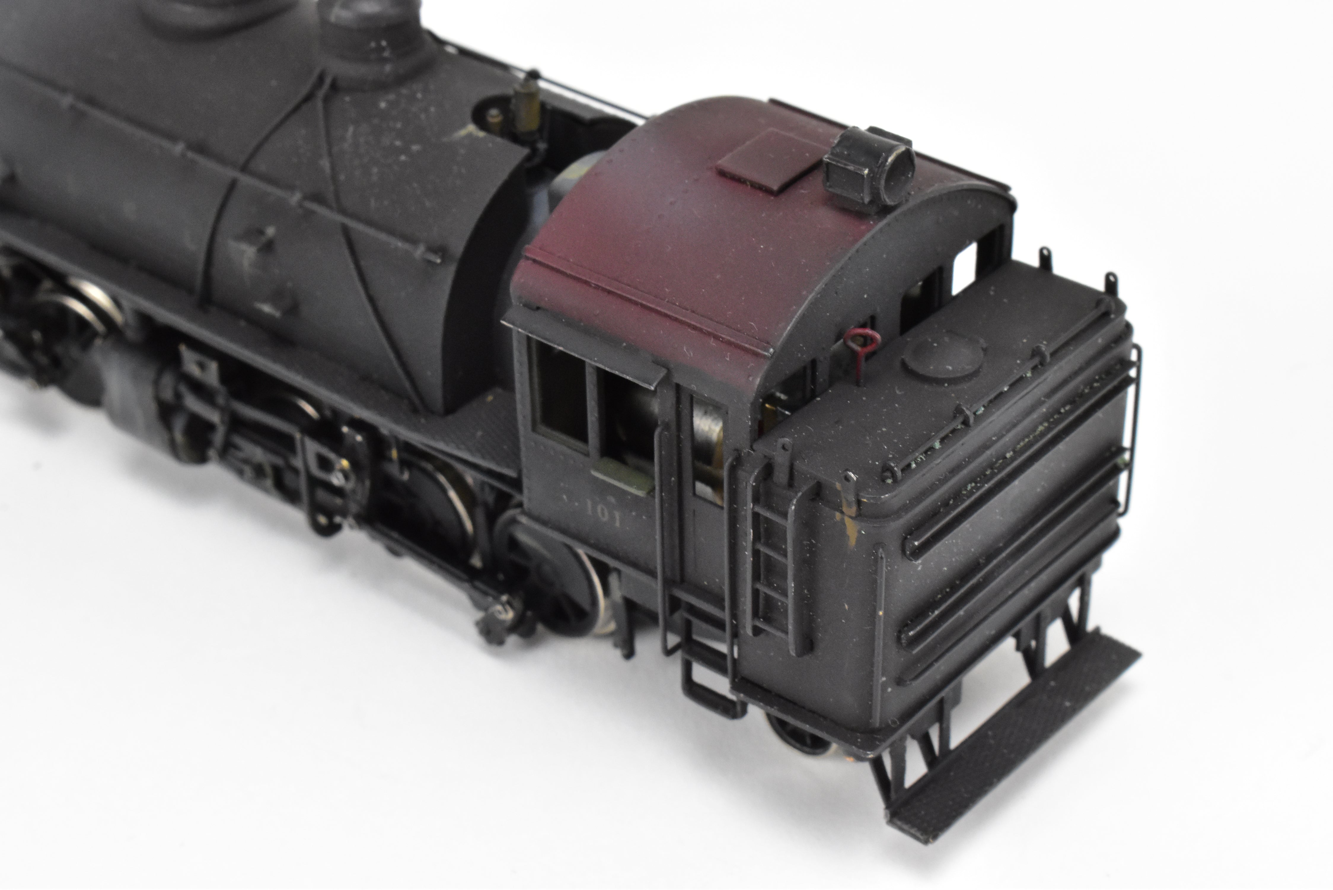 HO Brass NWSL Baldwin 2-6-6-2T Saddle Tank Logging Mallet, Unlettered Custom Painted