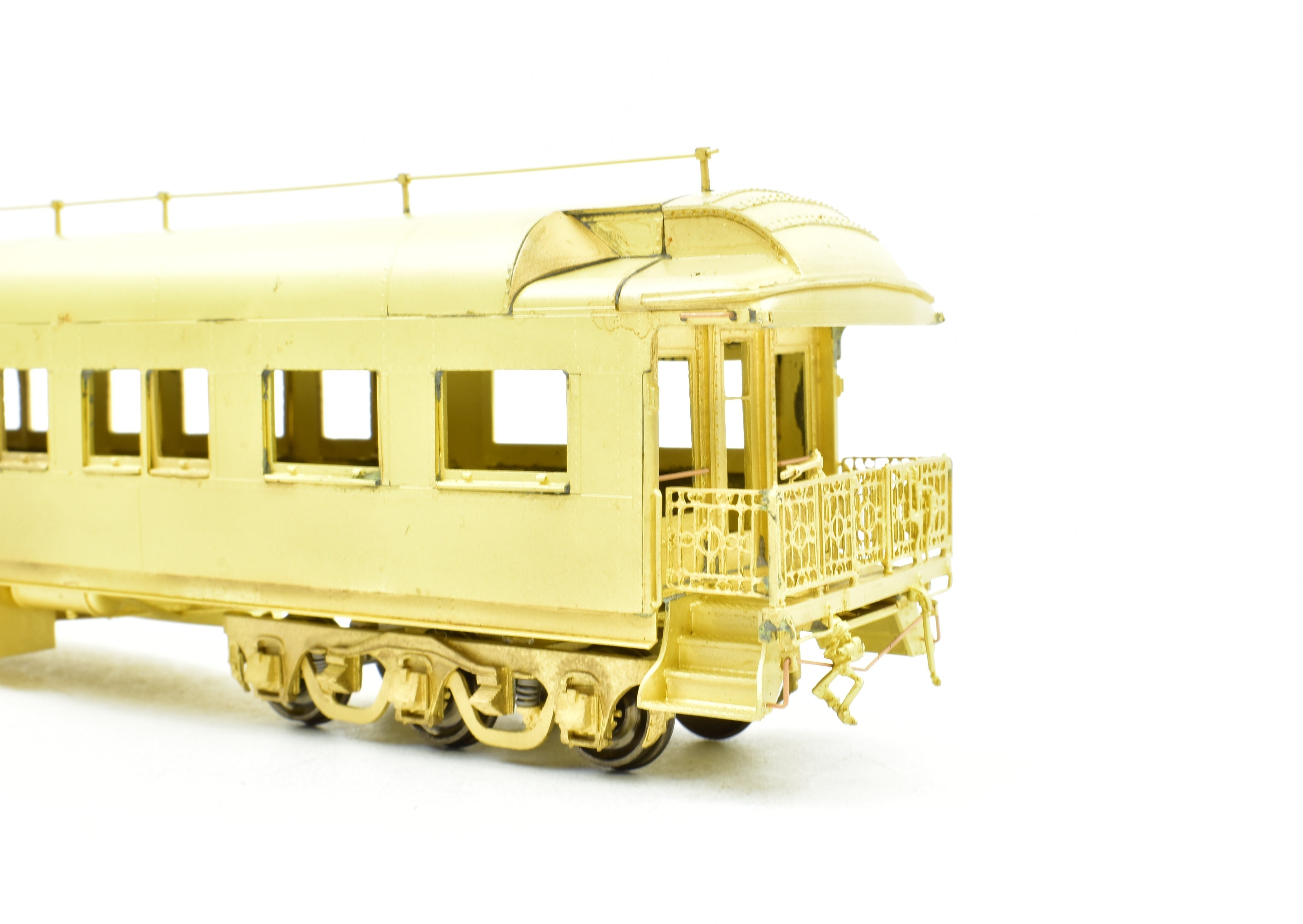 HO Scale Brass ATSF - Santa Fe Heavyweight Business Car #9/#10 by Pecos River