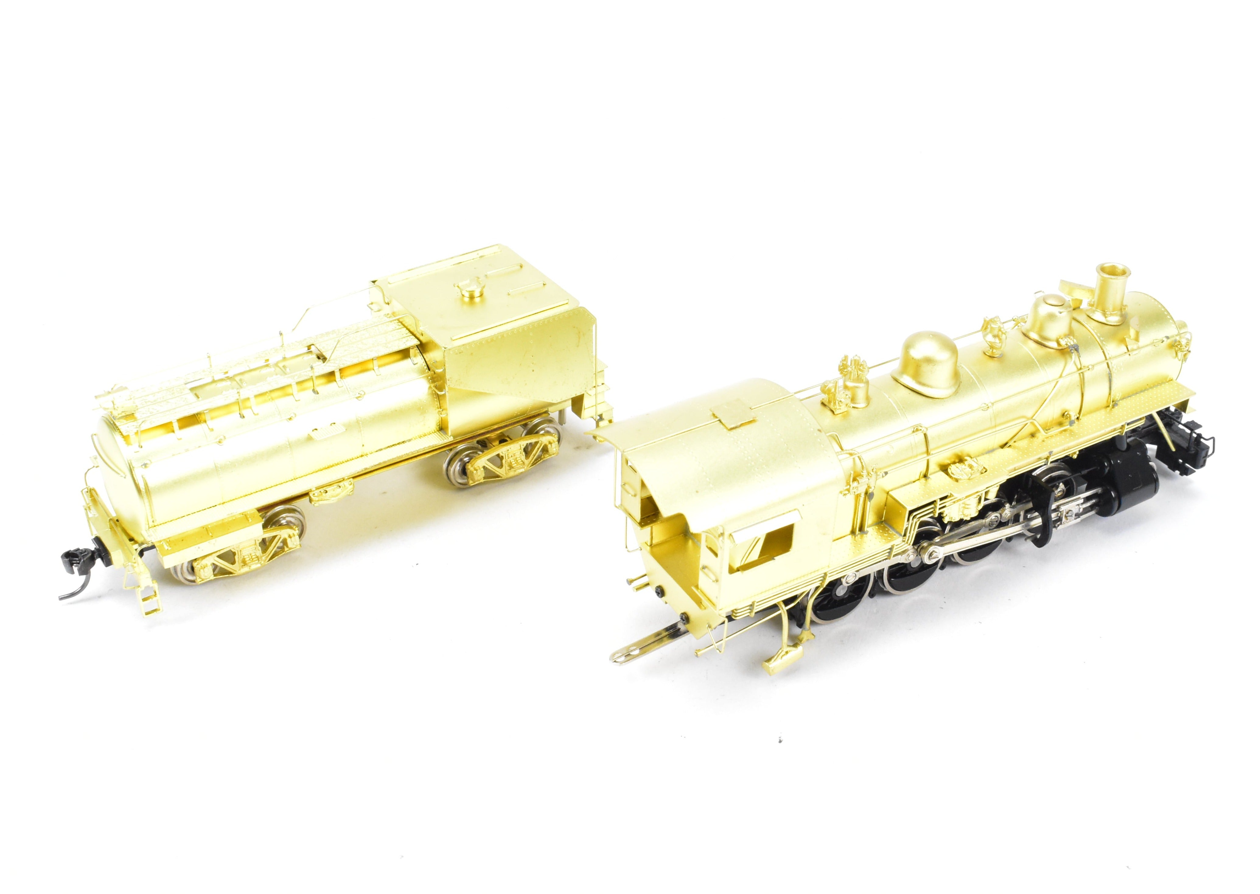 High - Quality HO Scale Brass Model Train - Southern Pacific C - 10 2 - 8 - 0 Prestige Series from Sunset Models with 2 Pumps and Feedwater Heater