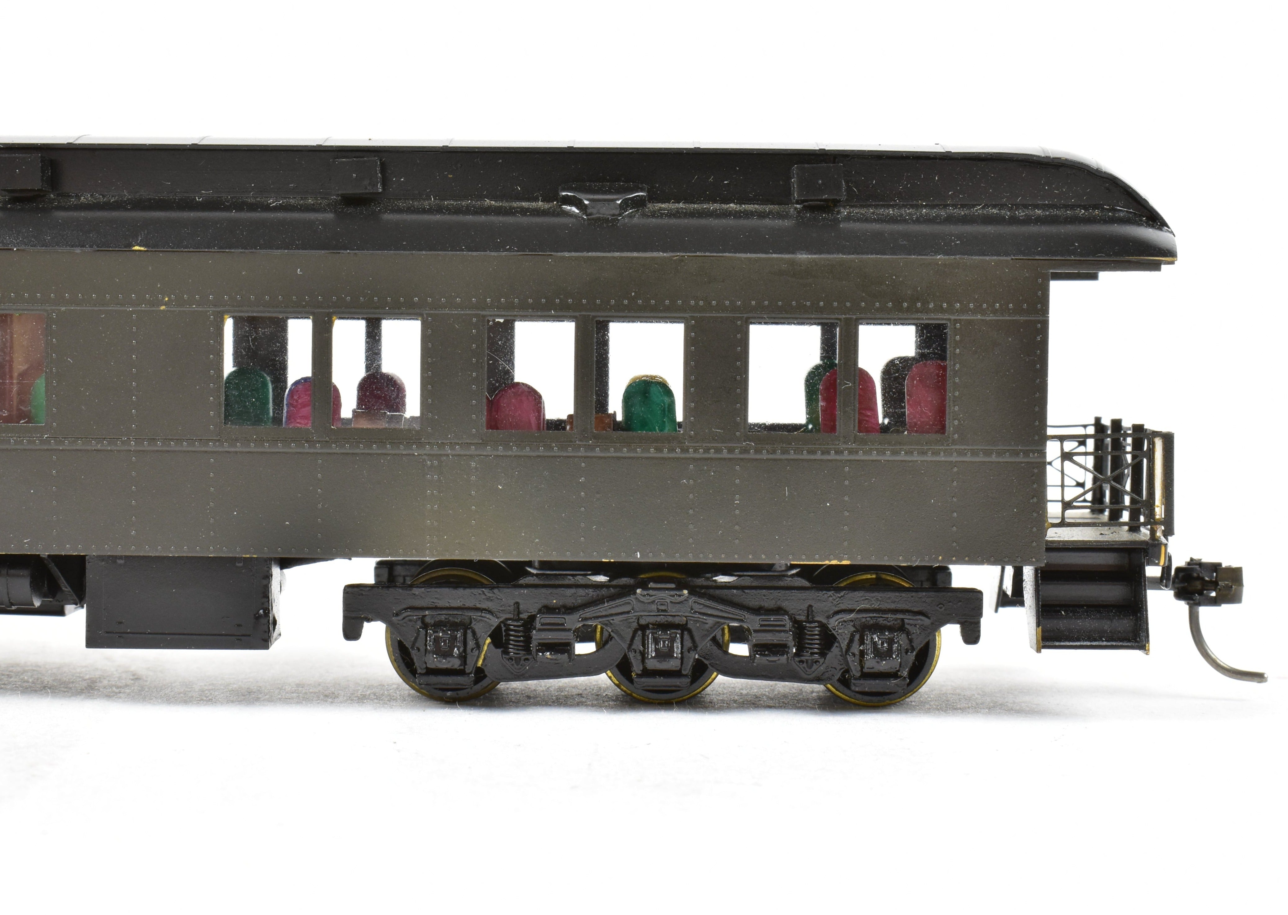 HO Scale Brass Lambert Pullman Heavyweight 3 - 2 Observation Car with Central Valley Trucks
