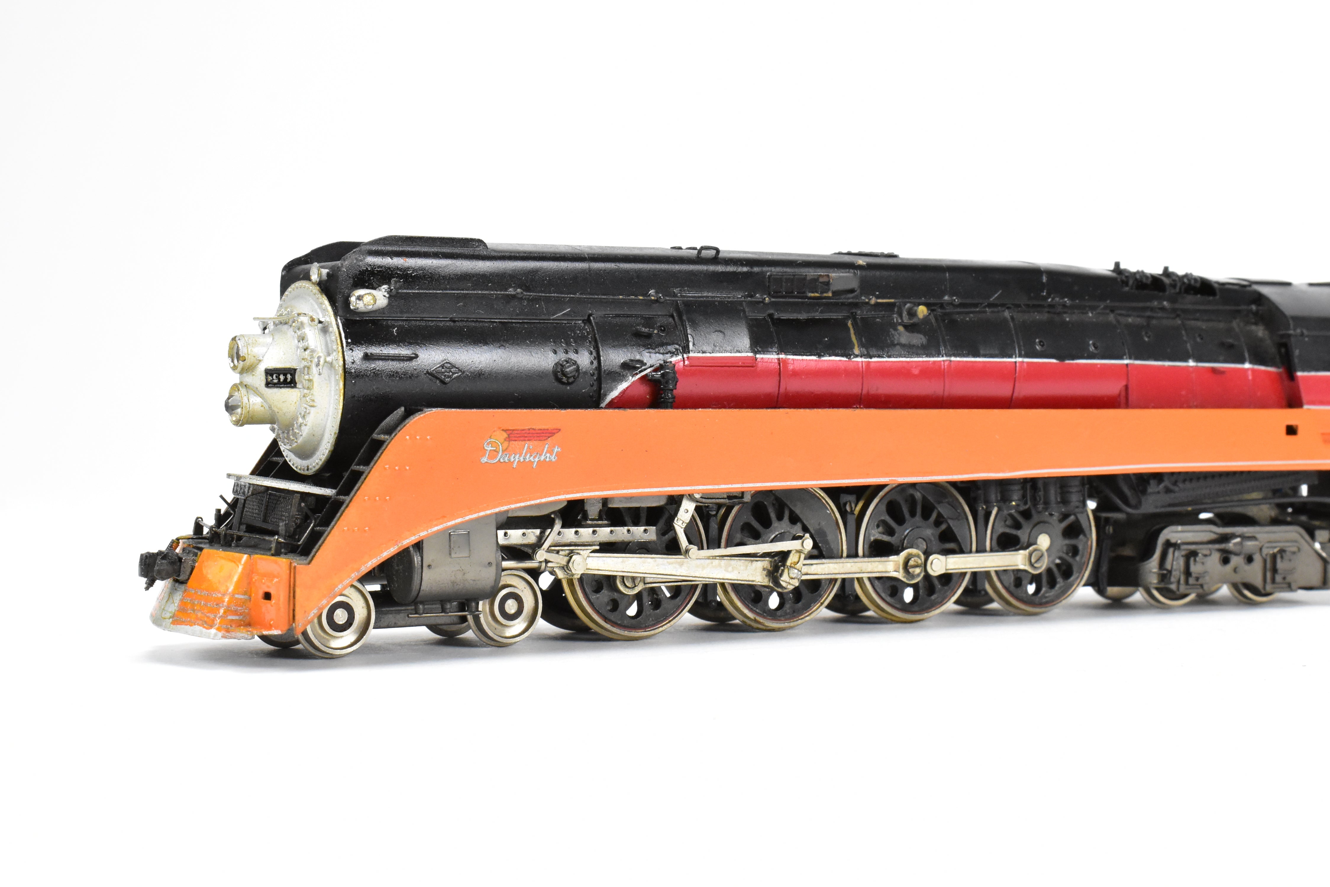 HO Scale Brass Model Train - Max Gray SP Southern Pacific Class GS - 4 4 - 8 - 4 Skirted CP Daylight Locomotive #4454