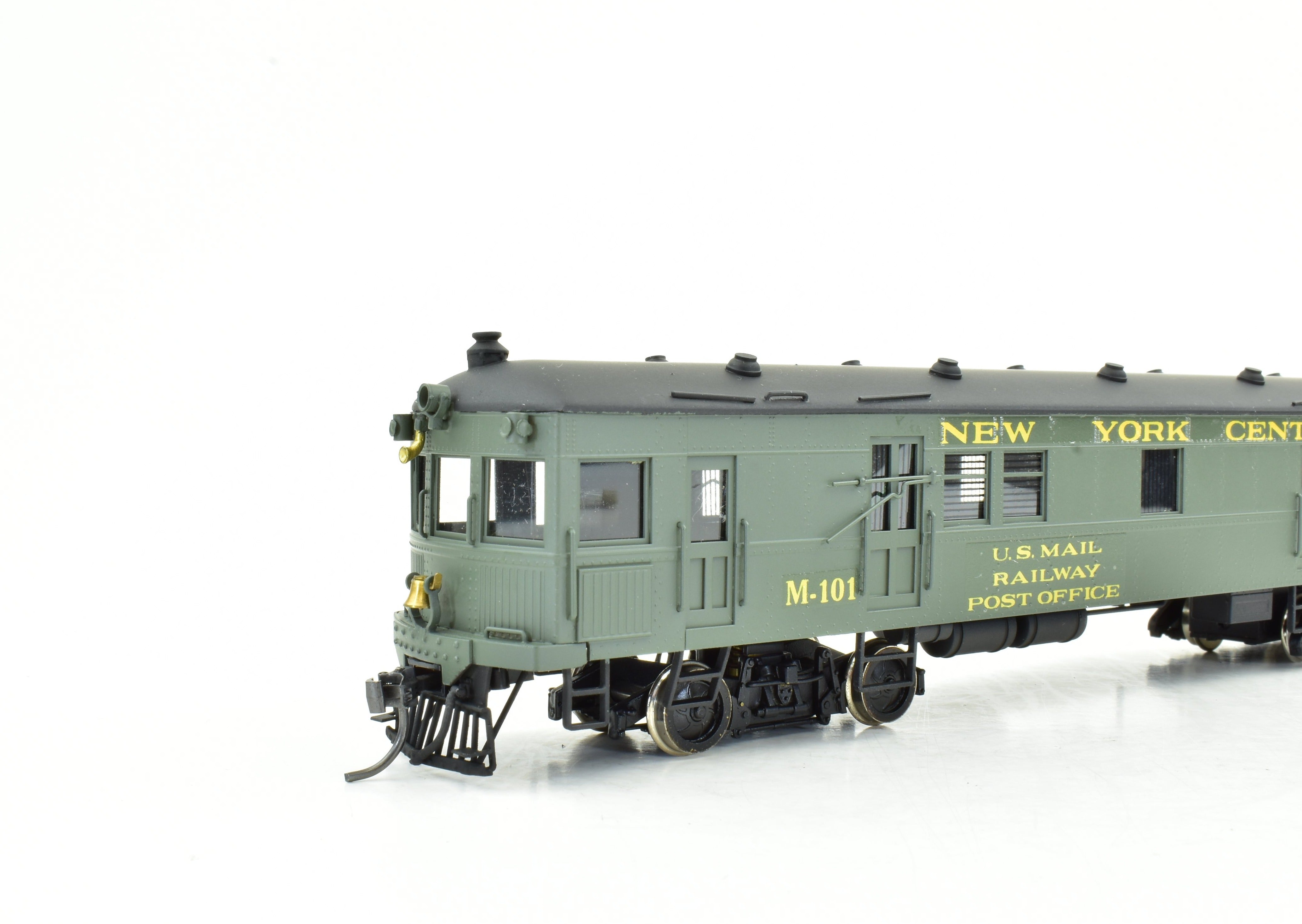 HO Scale Custom Brass Gas Motor Rail Car Set - New York Central 2 Car Set by Brass NJ Custom, Built by Orion in Japan