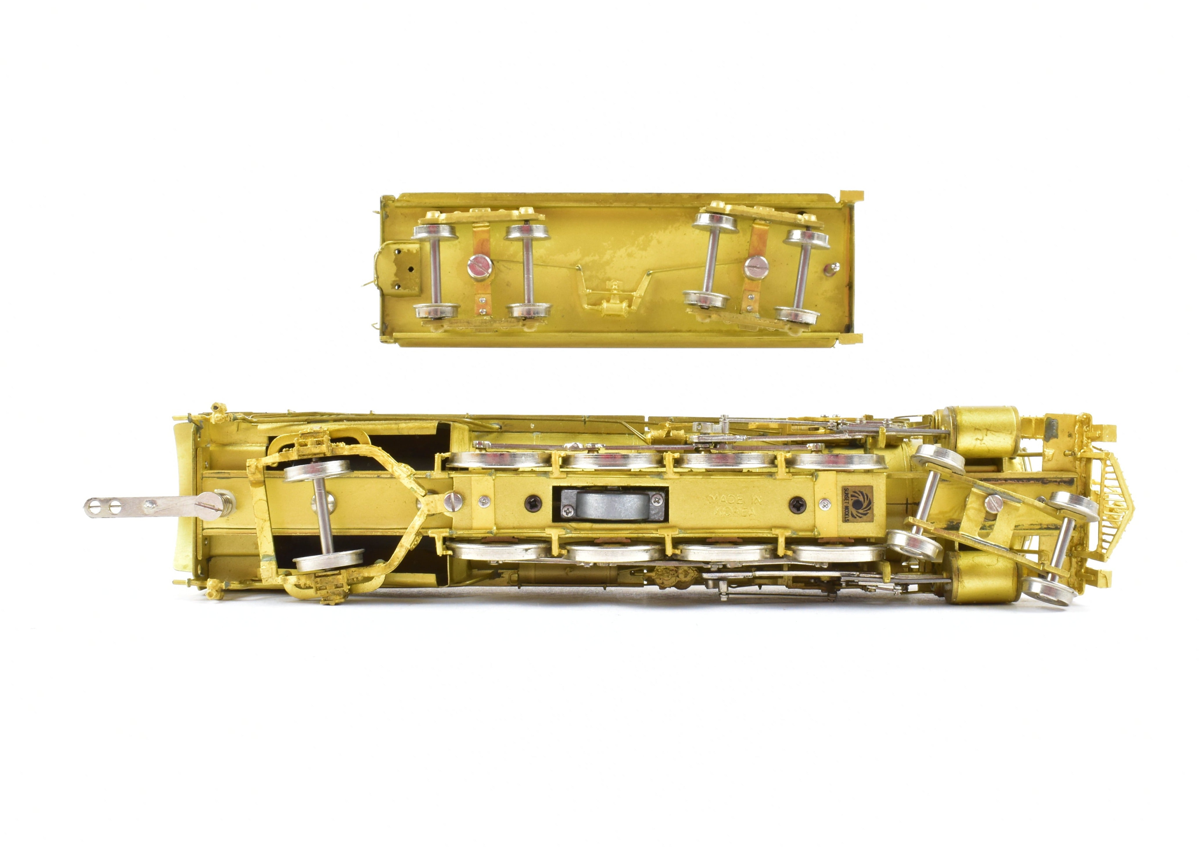 HO Scale Brass Model of Sunset Models' USRA (United States Railway Administration) Heavy 4 - 8 - 2 Mountain Locomotive