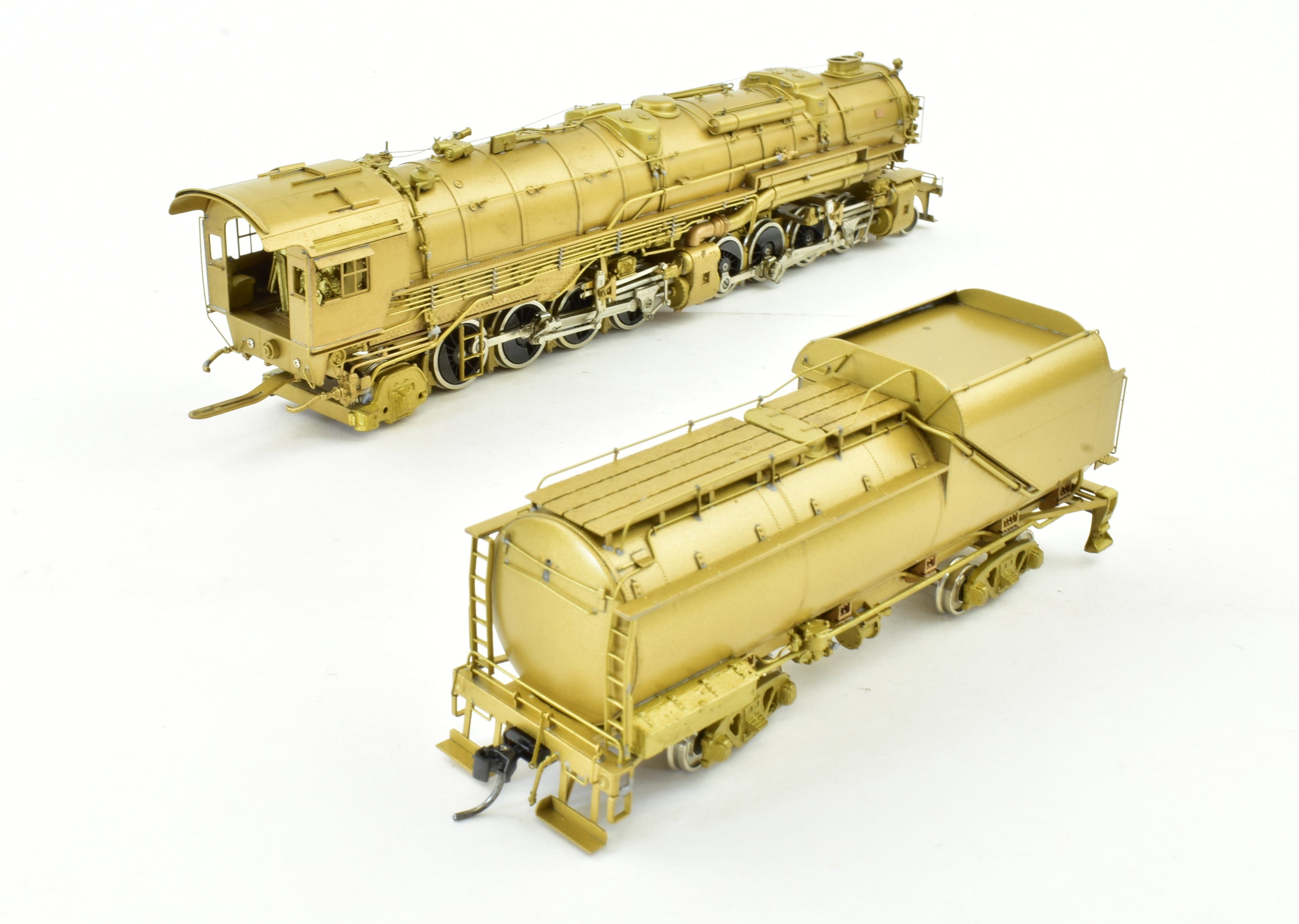 HO Scale Custom Brass Model Train - Richmond Fredericksburg & Potomac 2-8-8-2 Royale Series (Ex C&O H7) by NJ Custom Brass