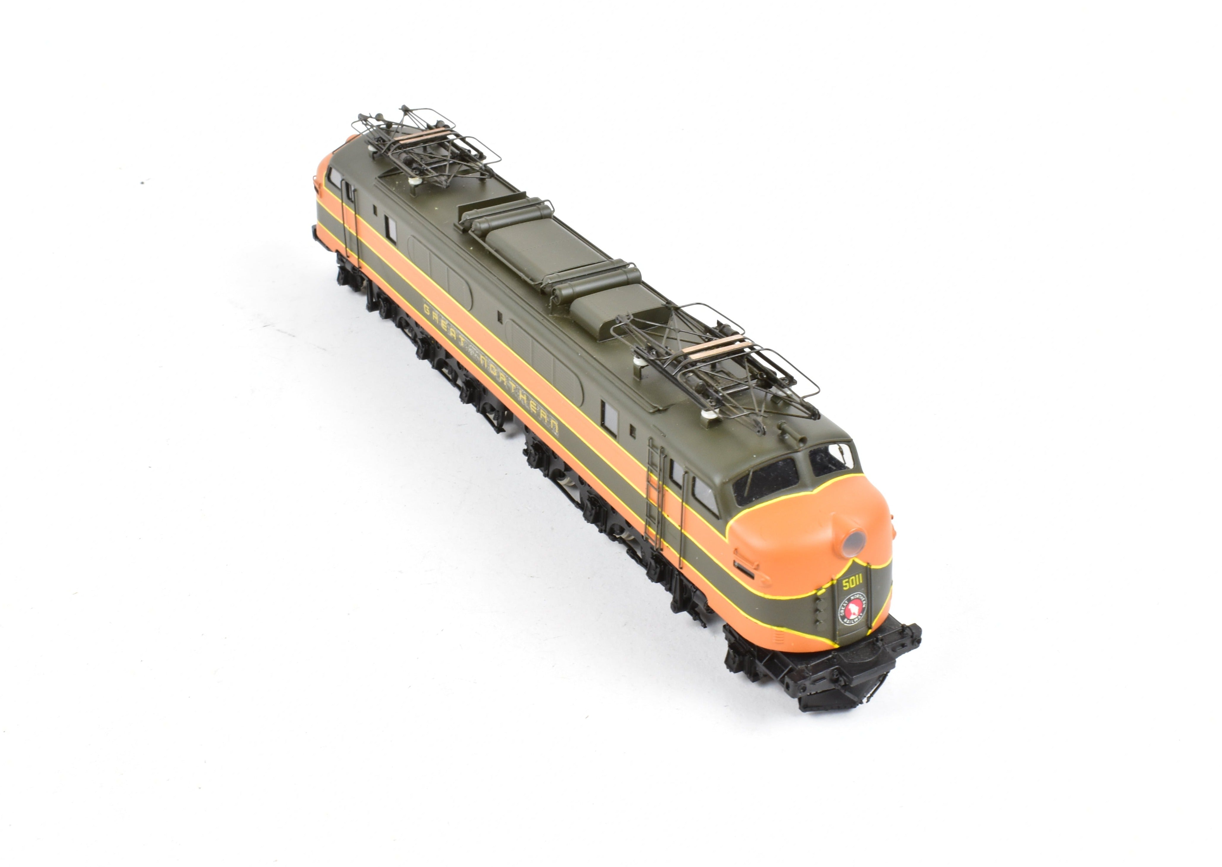 HO Scale Custom Brass Great Northern Class Y - 1 FT Electric Locomotive, Factory - Painted and Professionally Crafted by Kumata in Japan