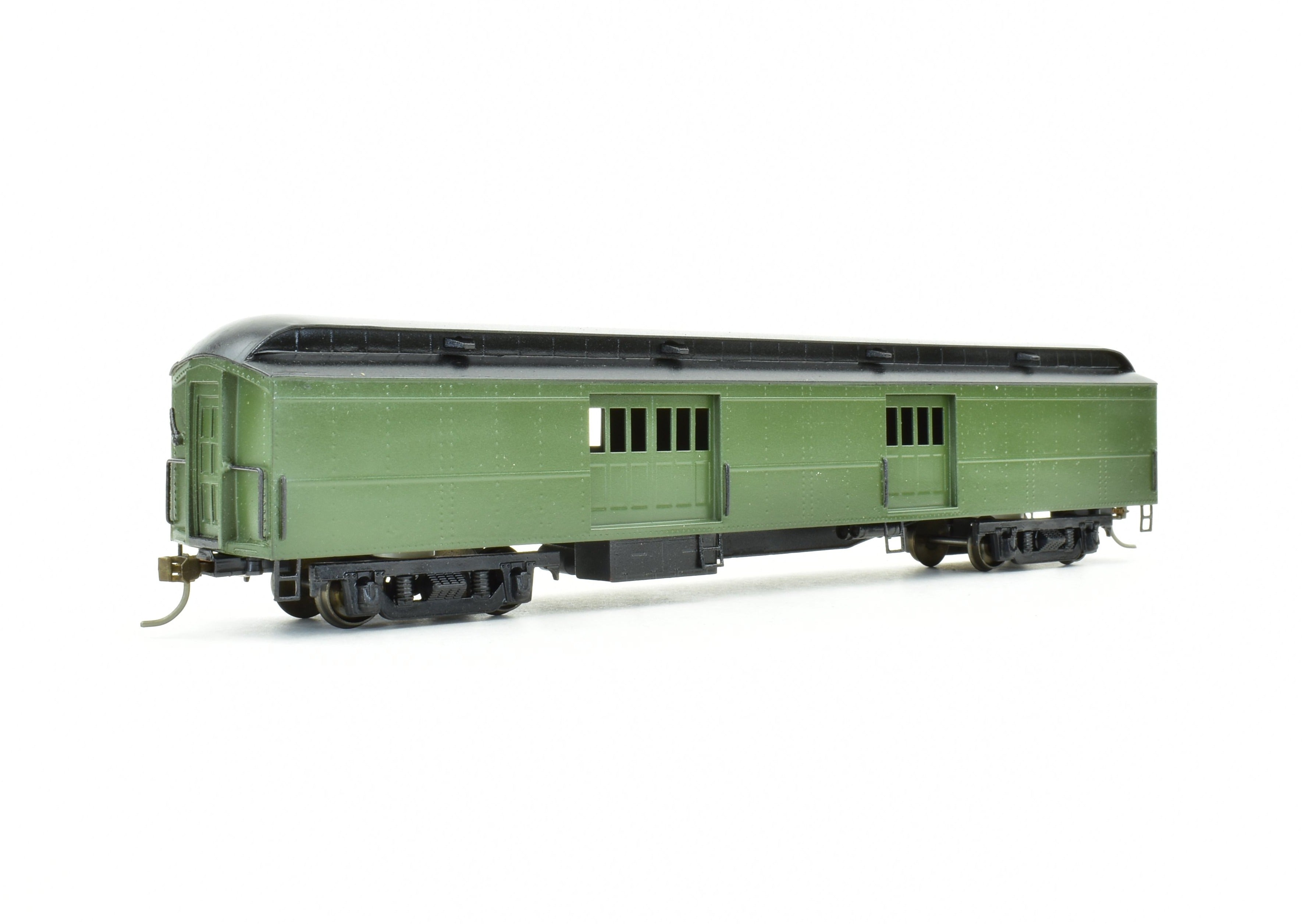 HO Scale Brass NPP Nickel - Plated Custom - Painted NYO&W Baggage Car