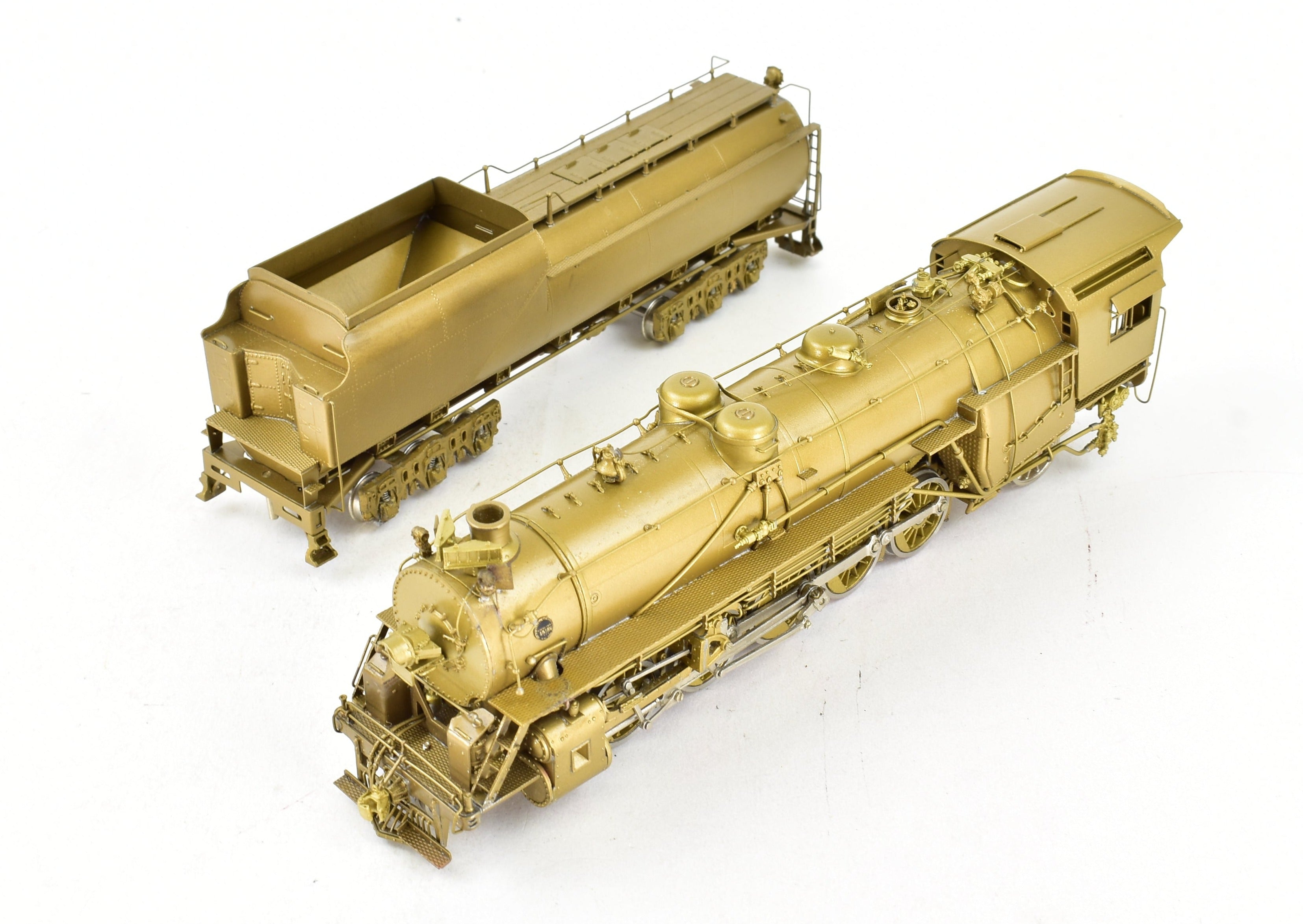 HO Scale Brass Model Train - Chesapeake & Ohio Class B-1 2-10-2 with Pumps on Pilot by NJ Custom Brass