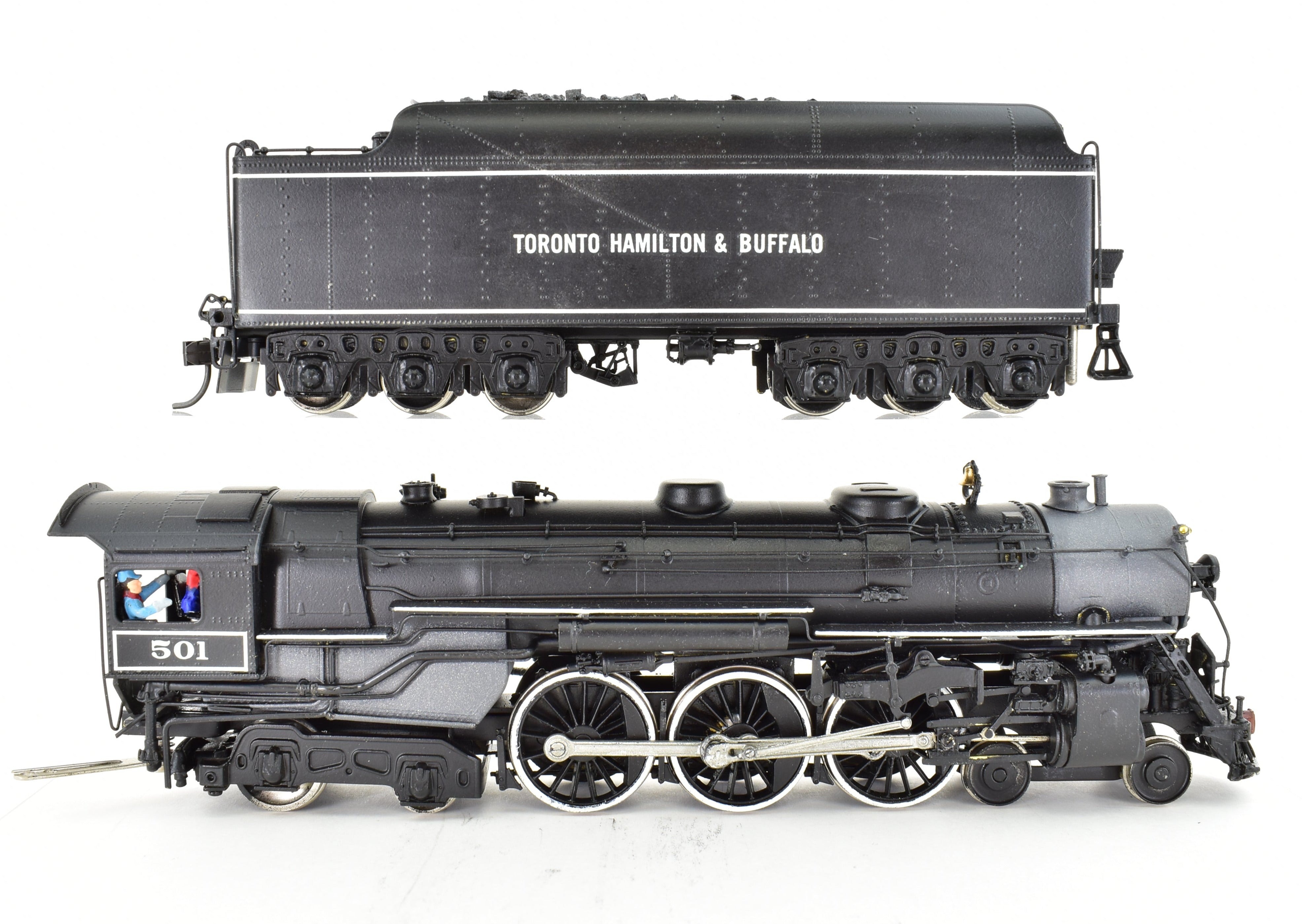 HO Scale Brass Sunset Models TH&B - Toronto Hamilton & Buffalo NYC J - 1e 4 - 6 - 4 Steam Locomotive Custom Painted Model