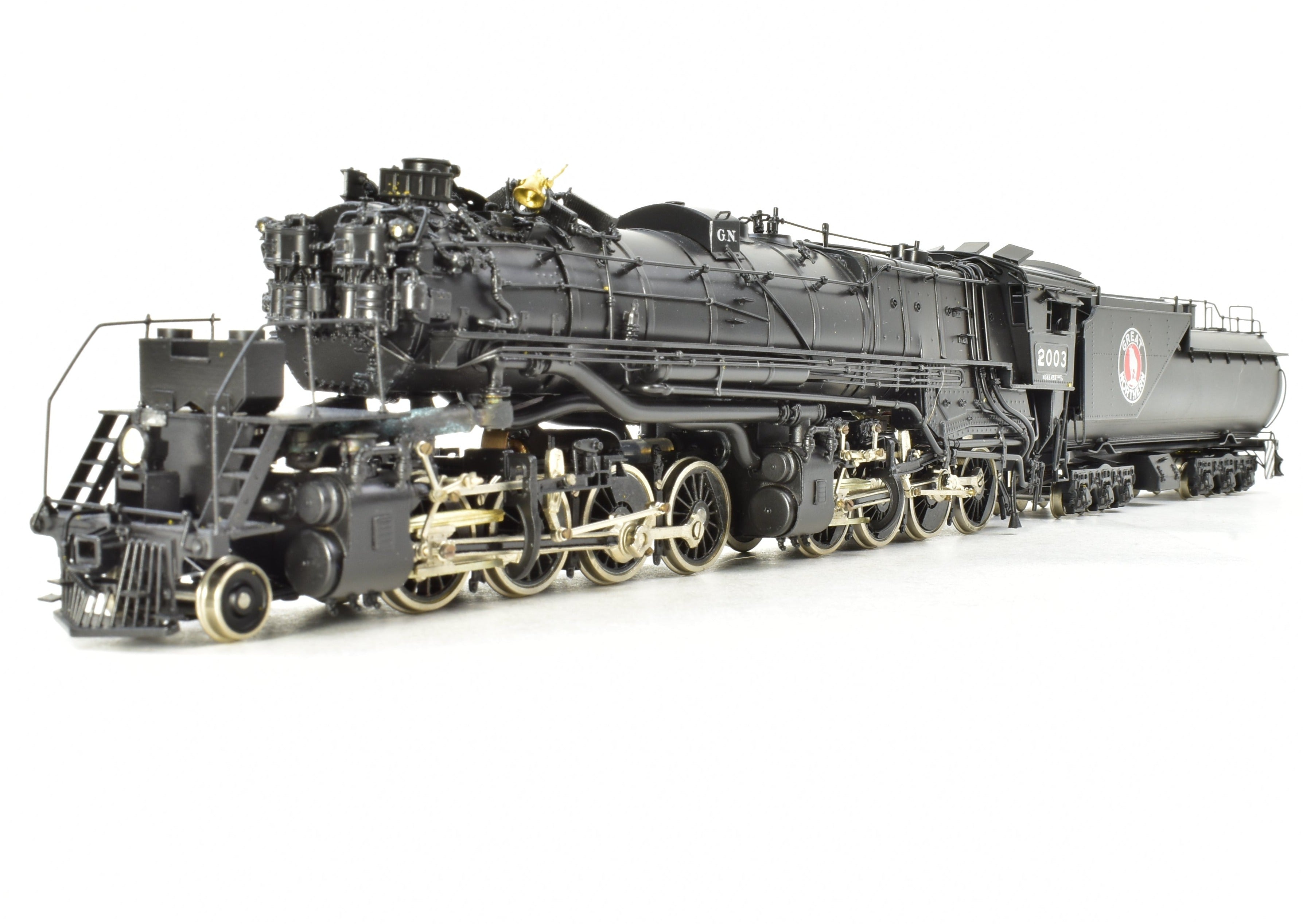 High - Quality HO Scale Brass Model Train PFM - Tenshodo GN - Great Northern 2 - 8 - 8 - 0 Class N - 3 from 1973 Production Run