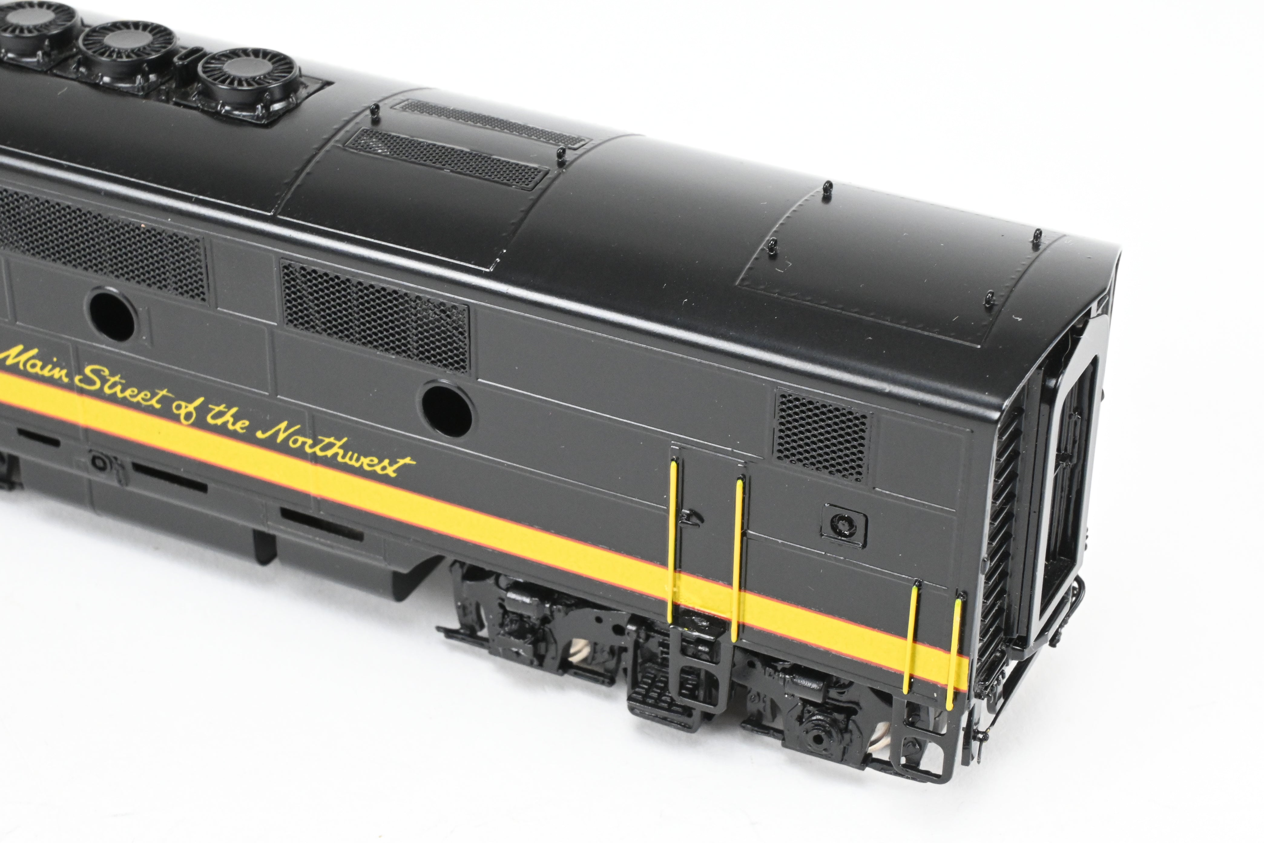 HO Scale Brass Model Train Set - Northern Pacific EMD F9A/F9B/F3B Set in Freight Scheme by Oriental Limited
