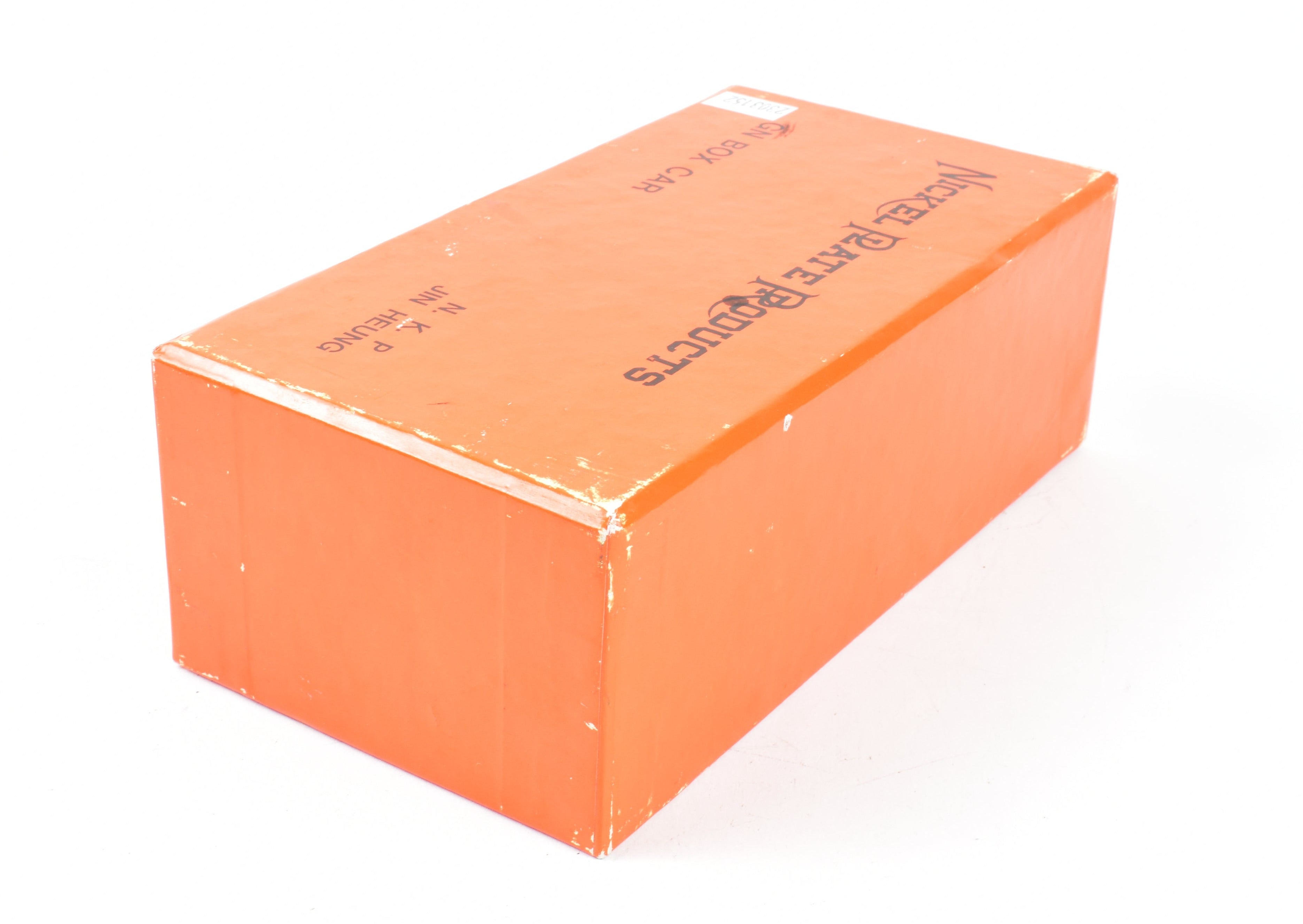 HO Scale Brass Nickel Plated Great Northern 40-Foot Boxcar Model with AB Brake System, Custom Painted Boxcar No. 34925 by Nickel Plate Products