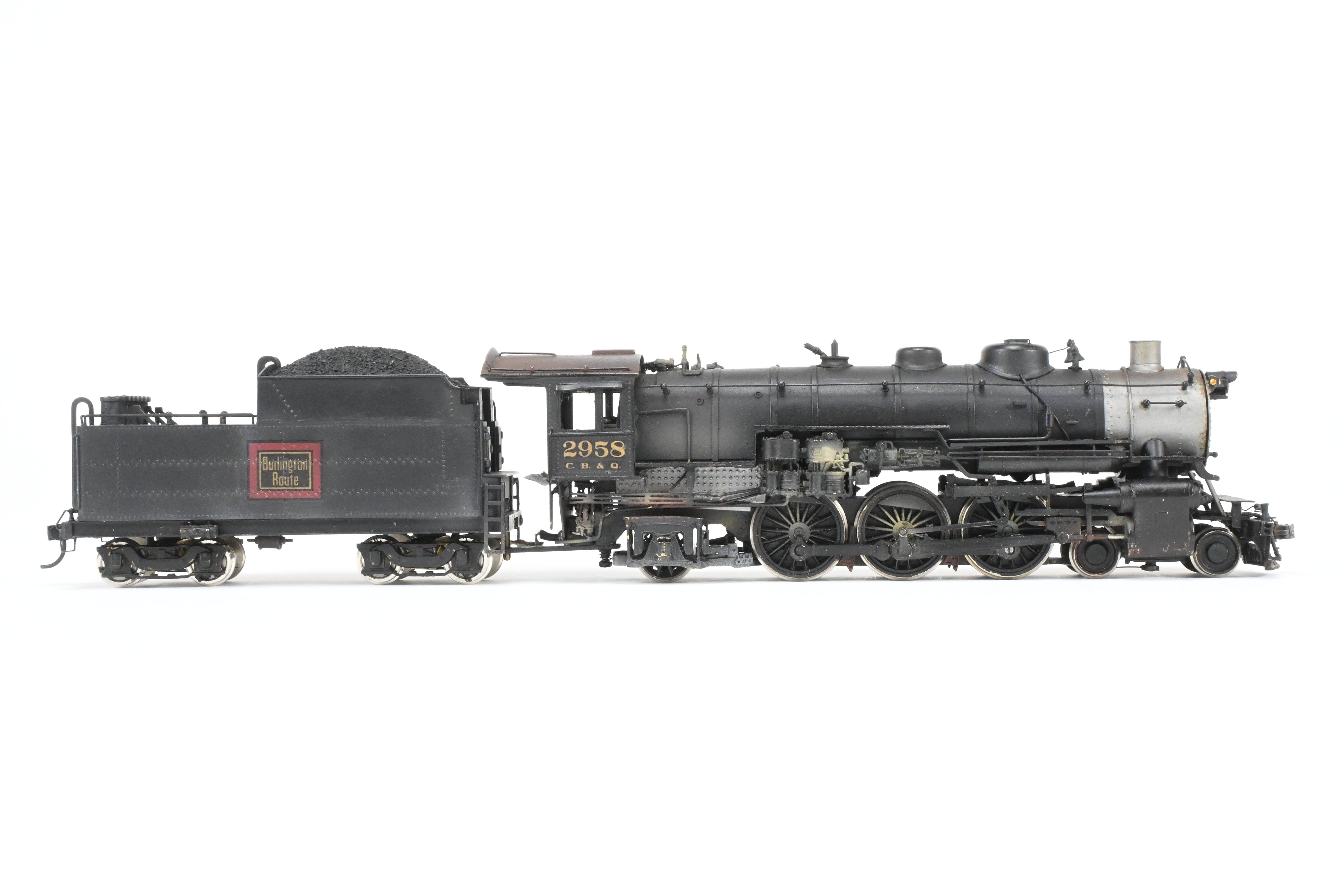HO Scale Brass LMB CB&Q Burlington Route S-3 4-6-2 Pacific Custom Painted by Roger Miller