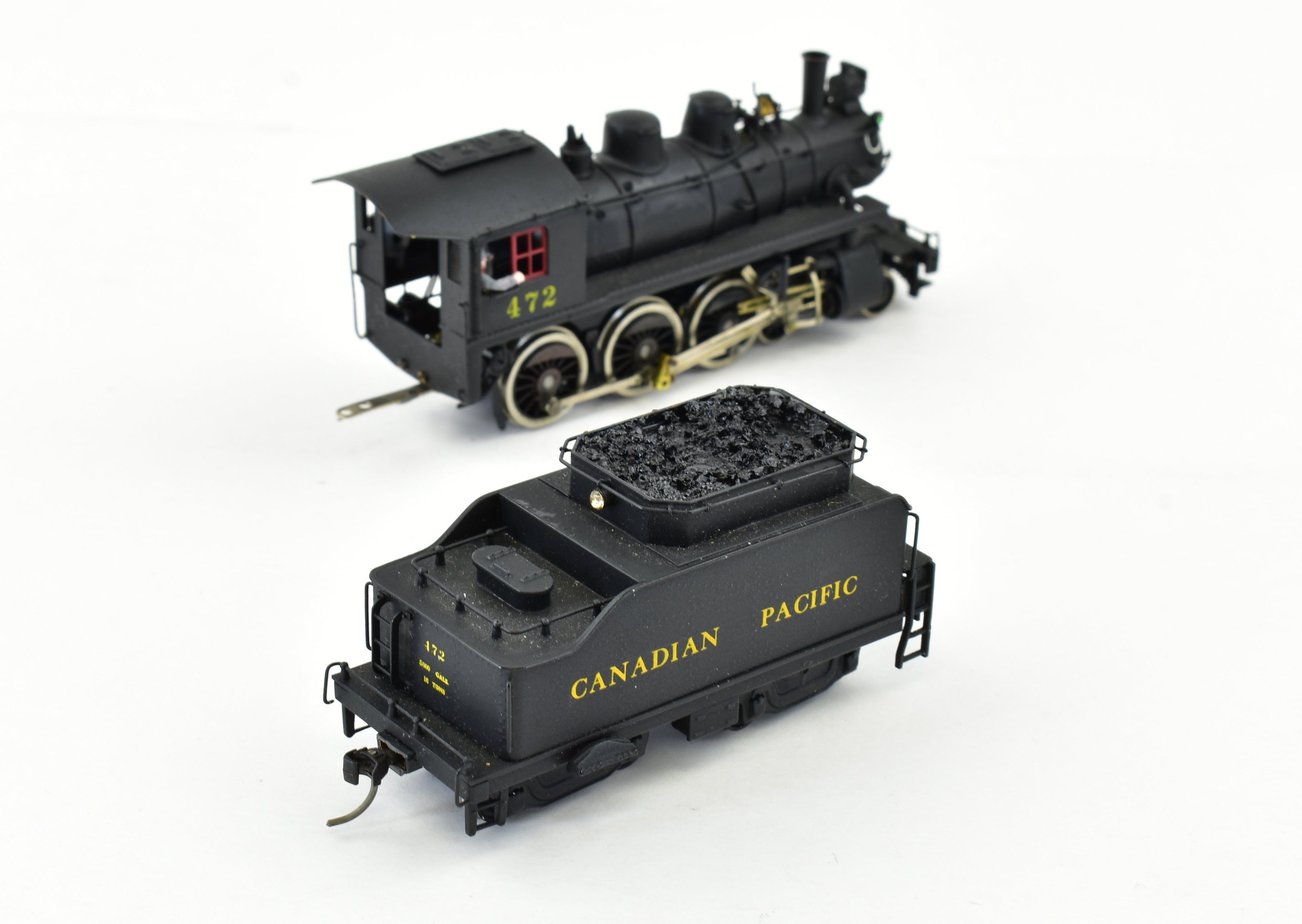 Custom Painted HO Brass Pacific Pike CPR Canadian Pacific Railway D4G 4-6-0 Model