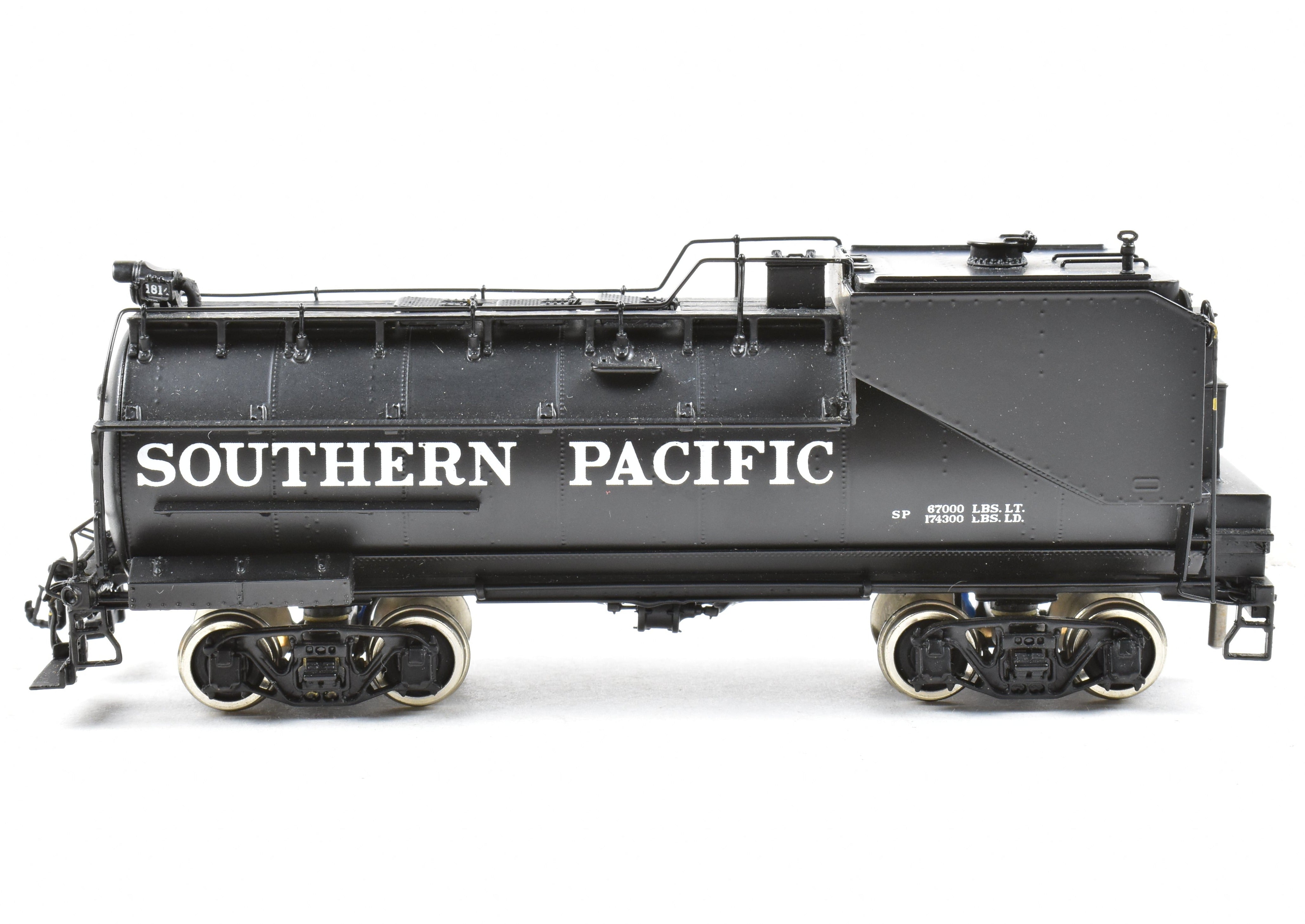 HO Scale Brass Sunset Models SP - Southern Pacific 100-C-3/4 Tender Only with Non - Original Box, Sold As - Is Condition