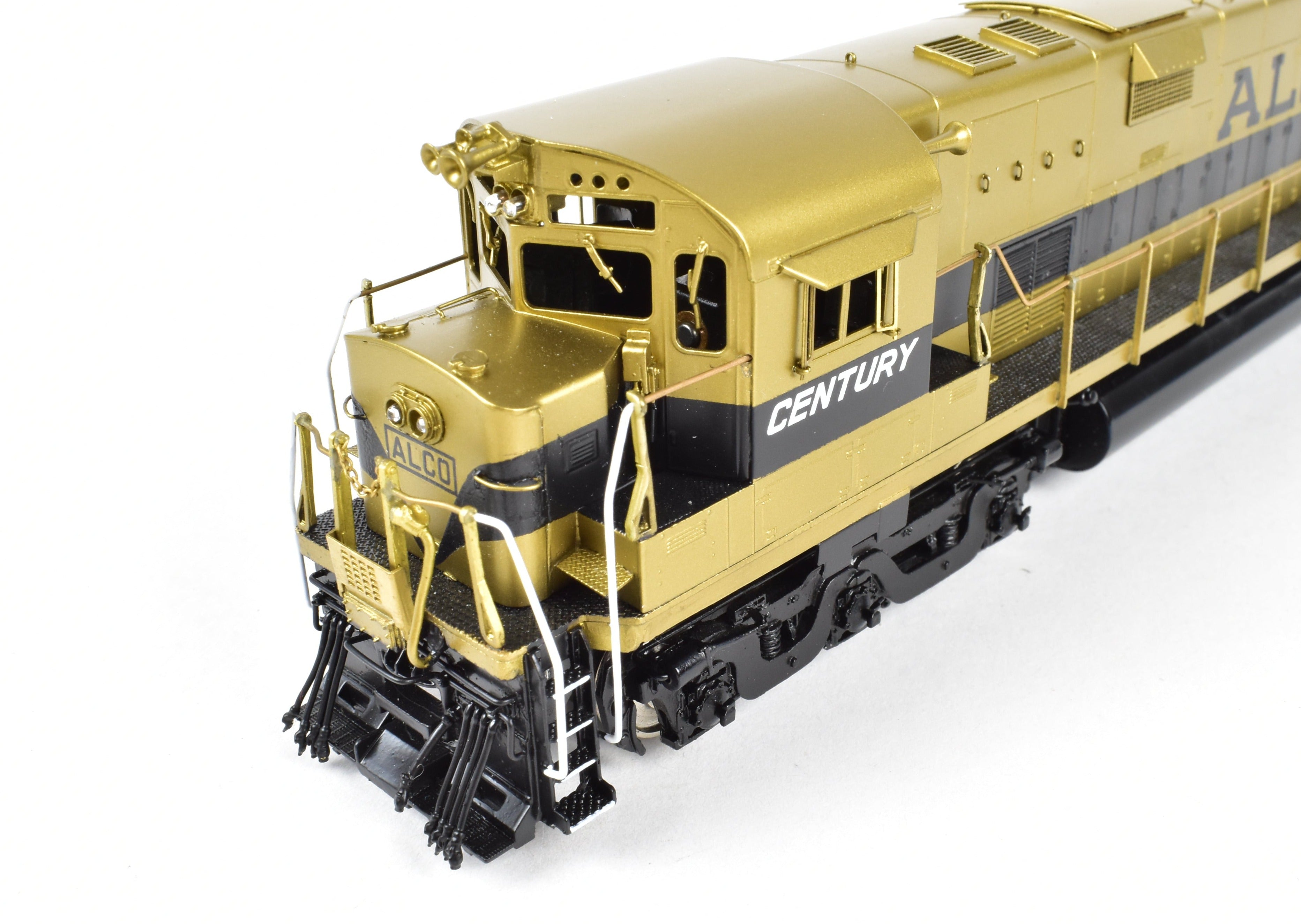 Brass HO-scale Southern Pacific Alco C-628 FP in Alco Demo Colors