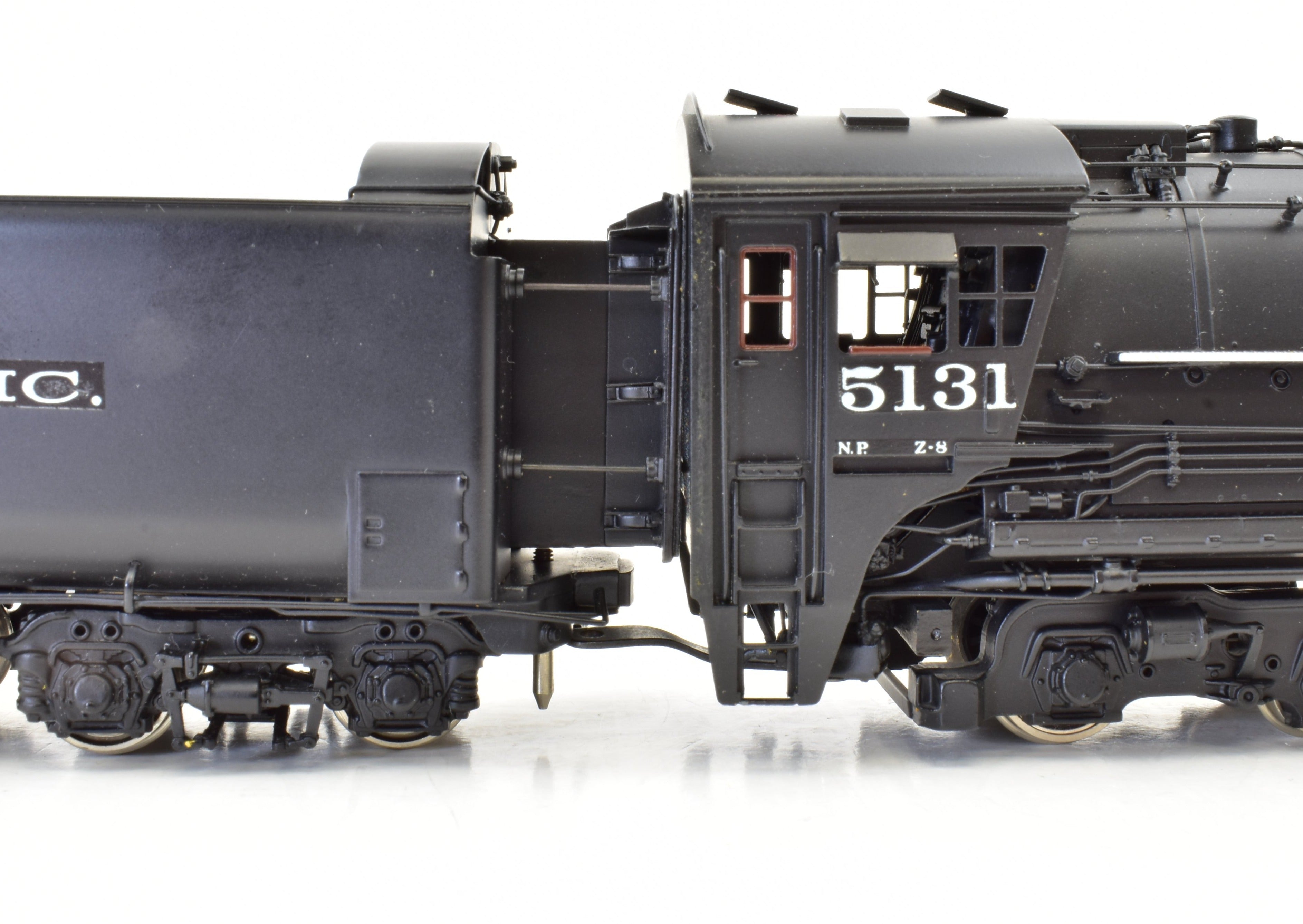 HO Scale Brass PFM - Tenshodo Northern Pacific Class Z - 8 4 - 6 - 6 - 4 Steam Locomotive Model from 1979 Run