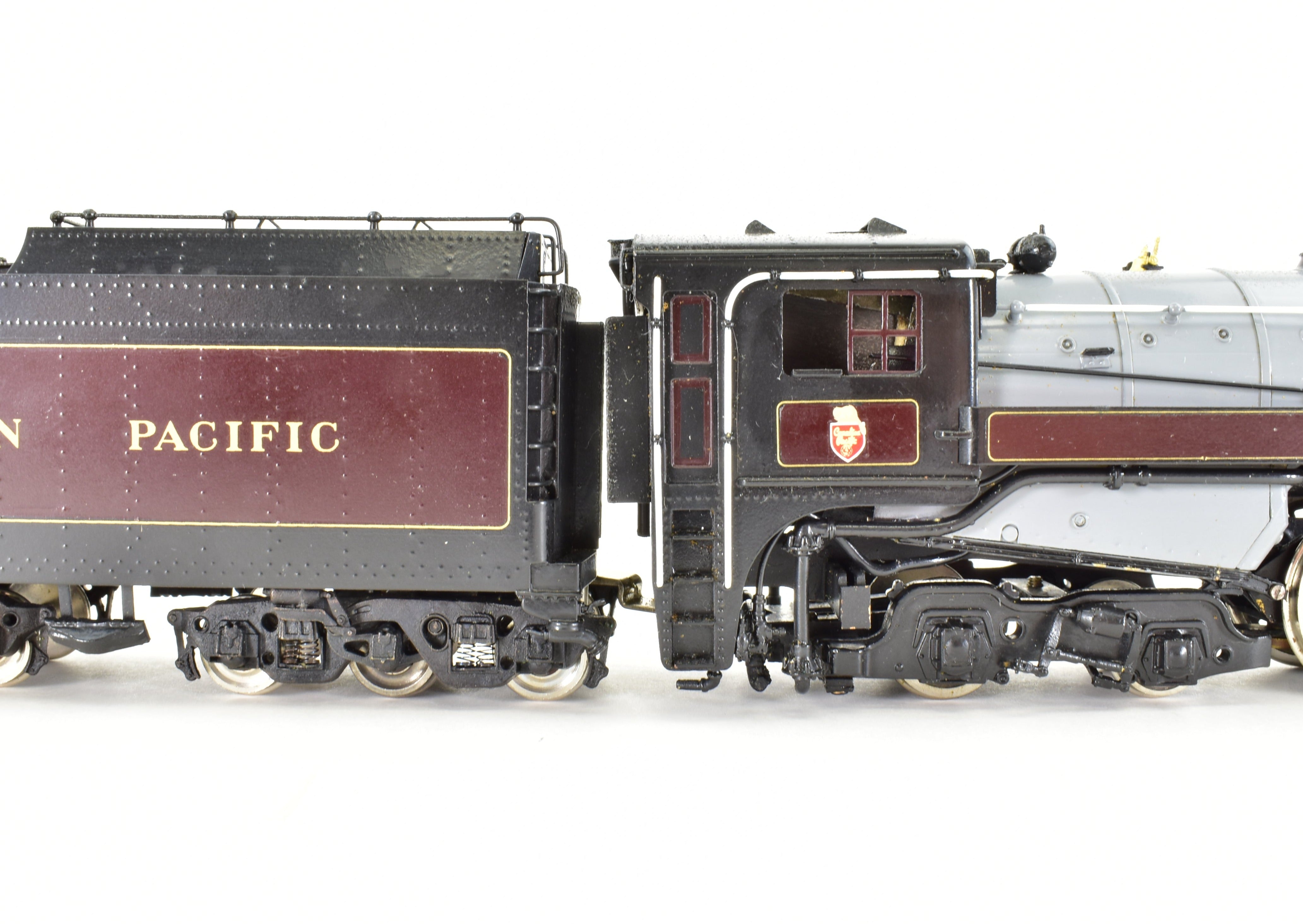 HO Scale Brass PFM - Tenshodo Model Train of Canadian Pacific Railway 4-6-4 Class H-1e #2860 Royal Hudson with Factory Paint Finish
