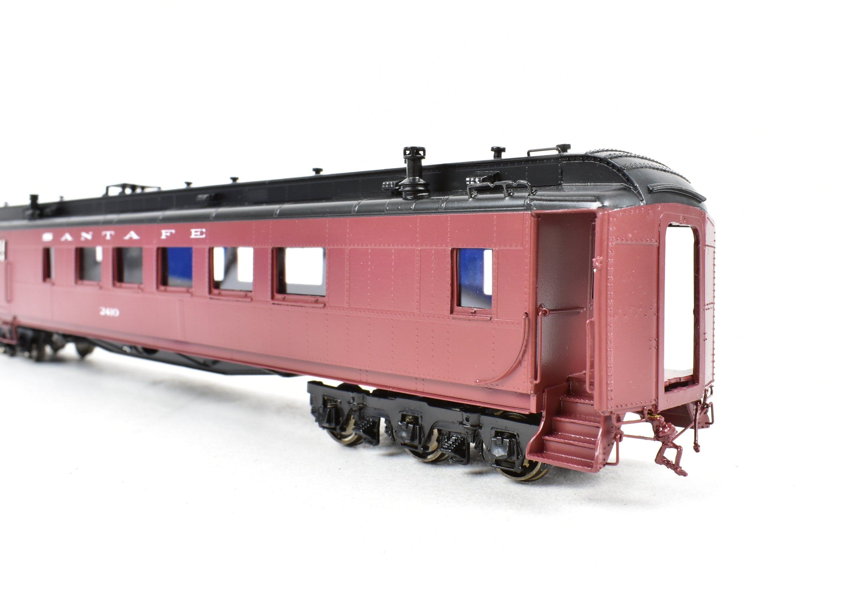 HO Scale Brass ATSF - Santa Fe Heavyweight Combine Car #2410 FP by Pecos River
