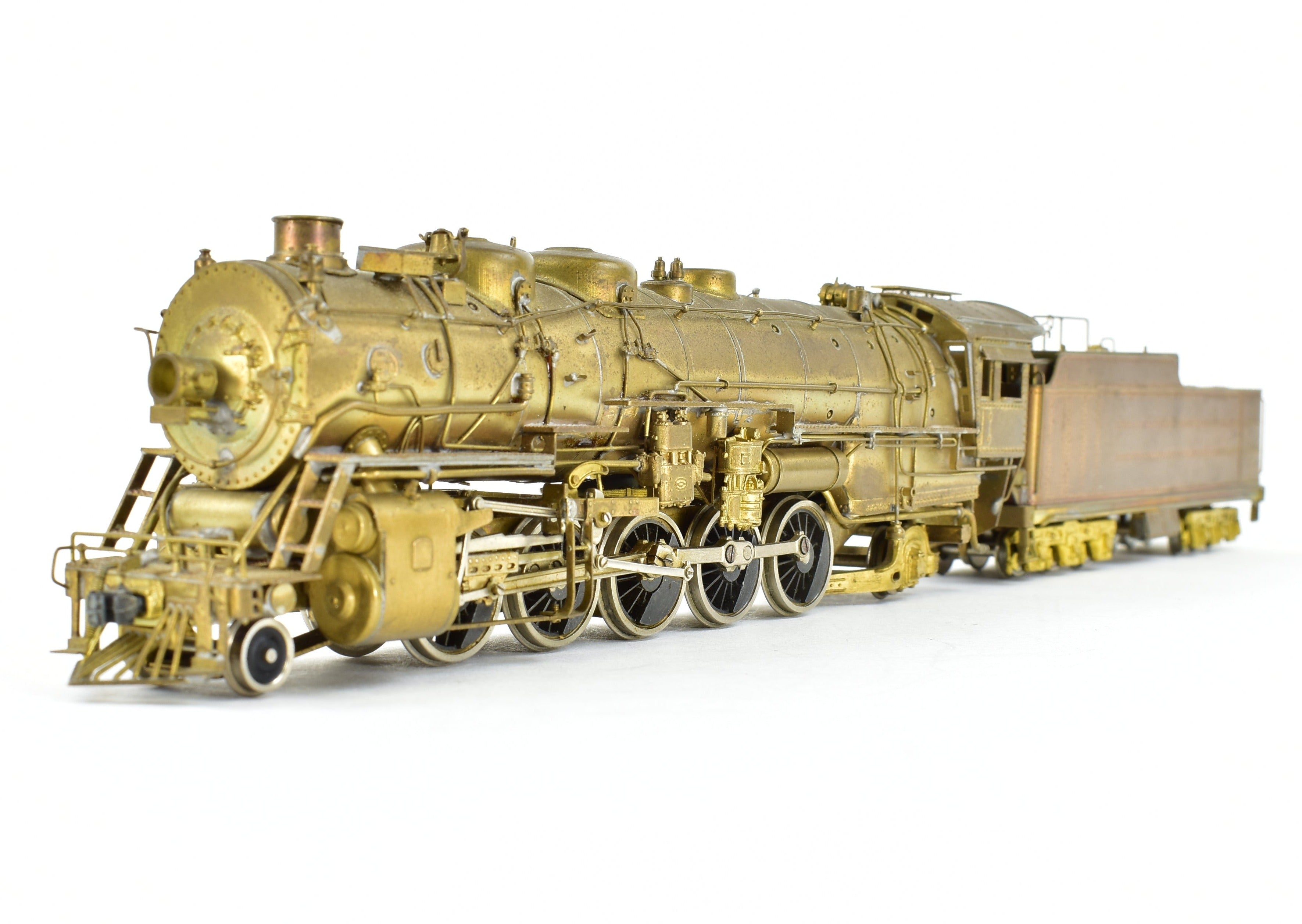 High - Quality HO Brass PFM United ATSF Santa Fe 2 - 10 - 2 Model