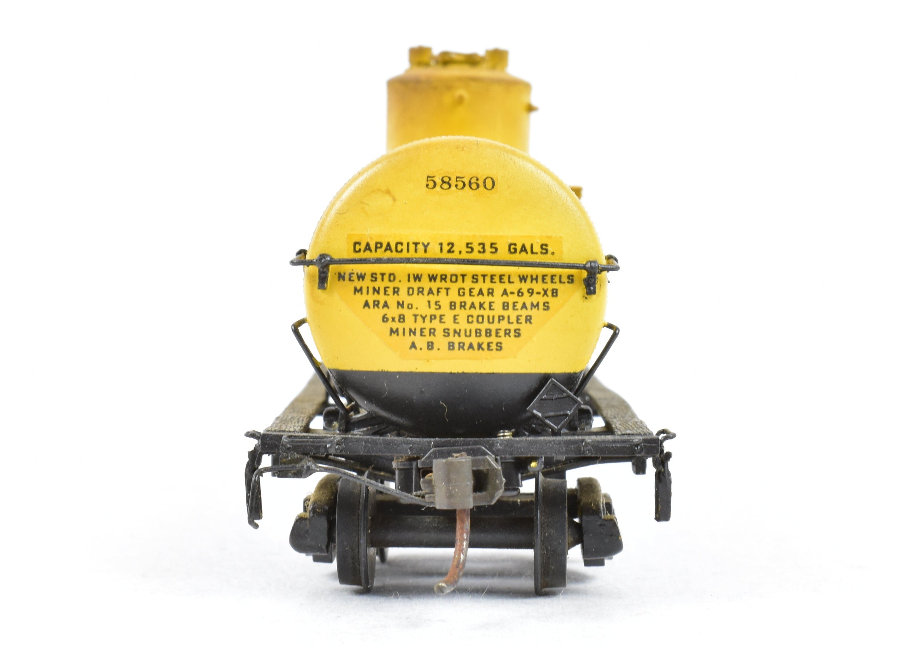 Custom Painted HO Brass Southern Pacific O - 50 - 12 Tank Car by Pecos River