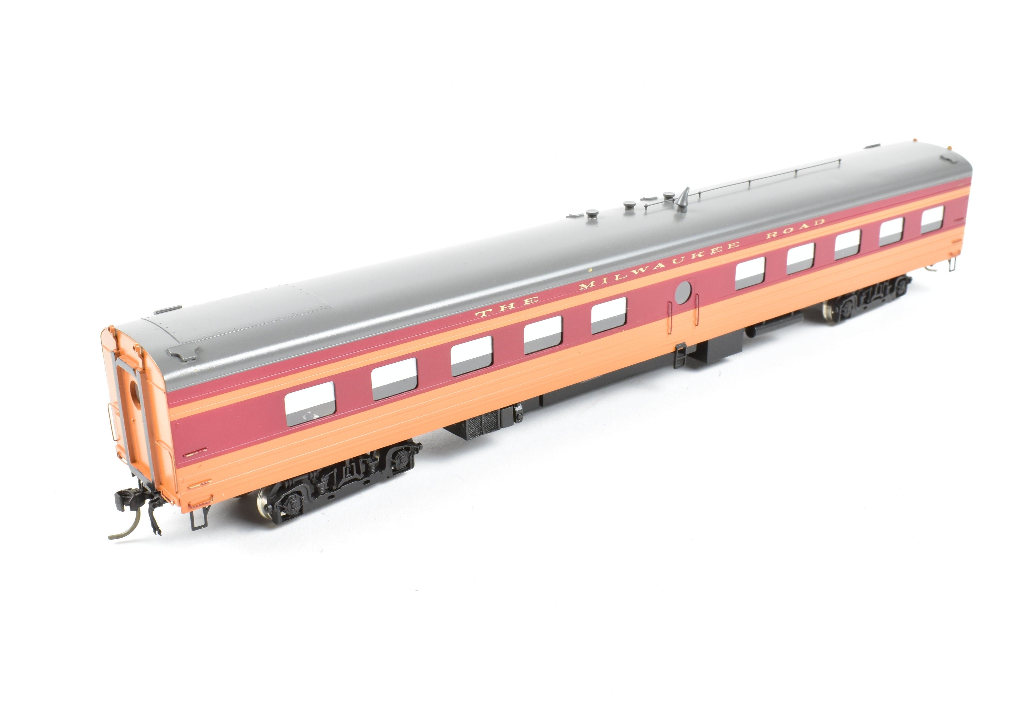 HO Scale Brass Soho Milwaukee Road #162 Custom Painted Tap - Lounge Model for Railroad Enthusiasts