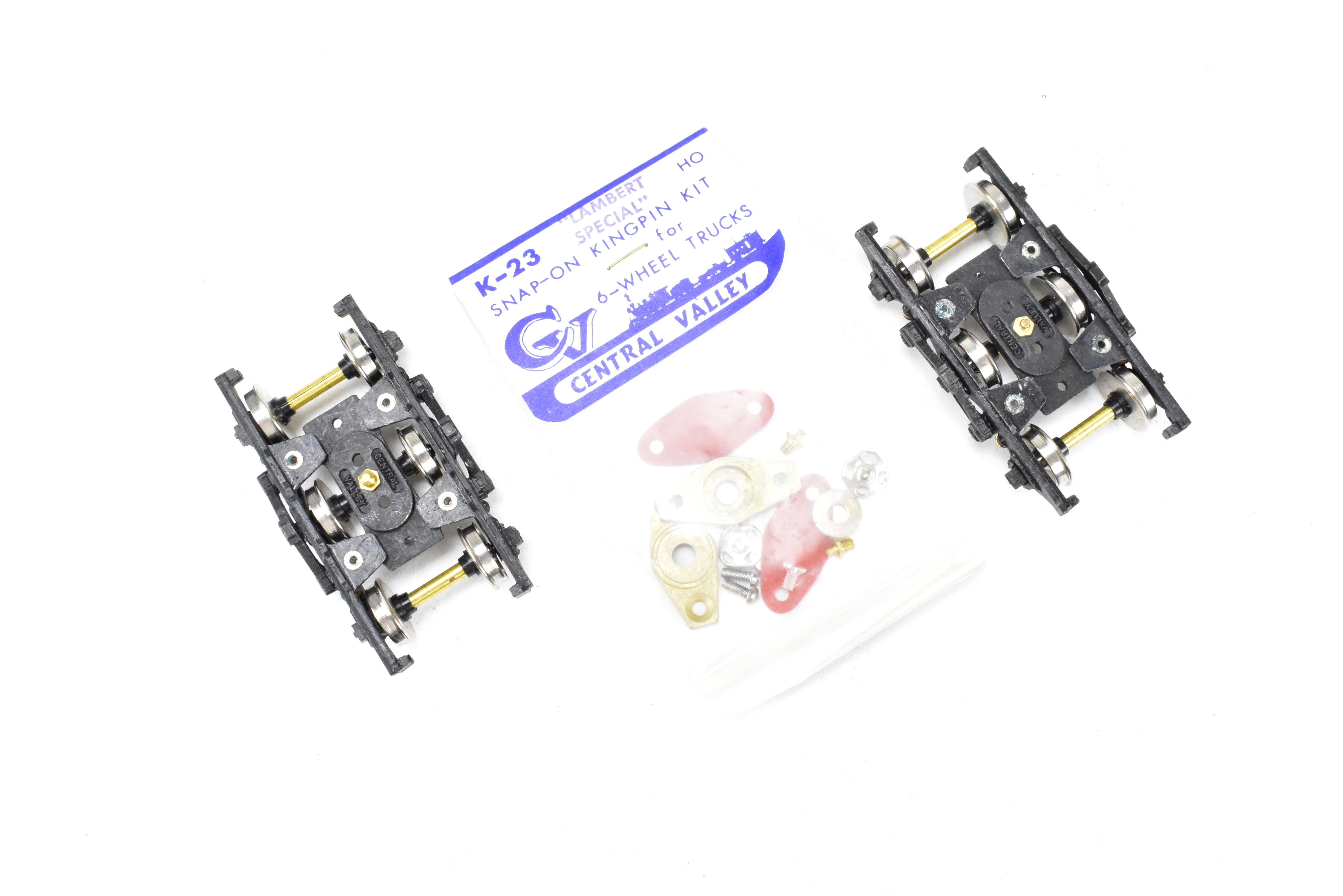 HO Scale Brass ATSF - Santa Fe Heavyweight Combine with Central Valley Trucks