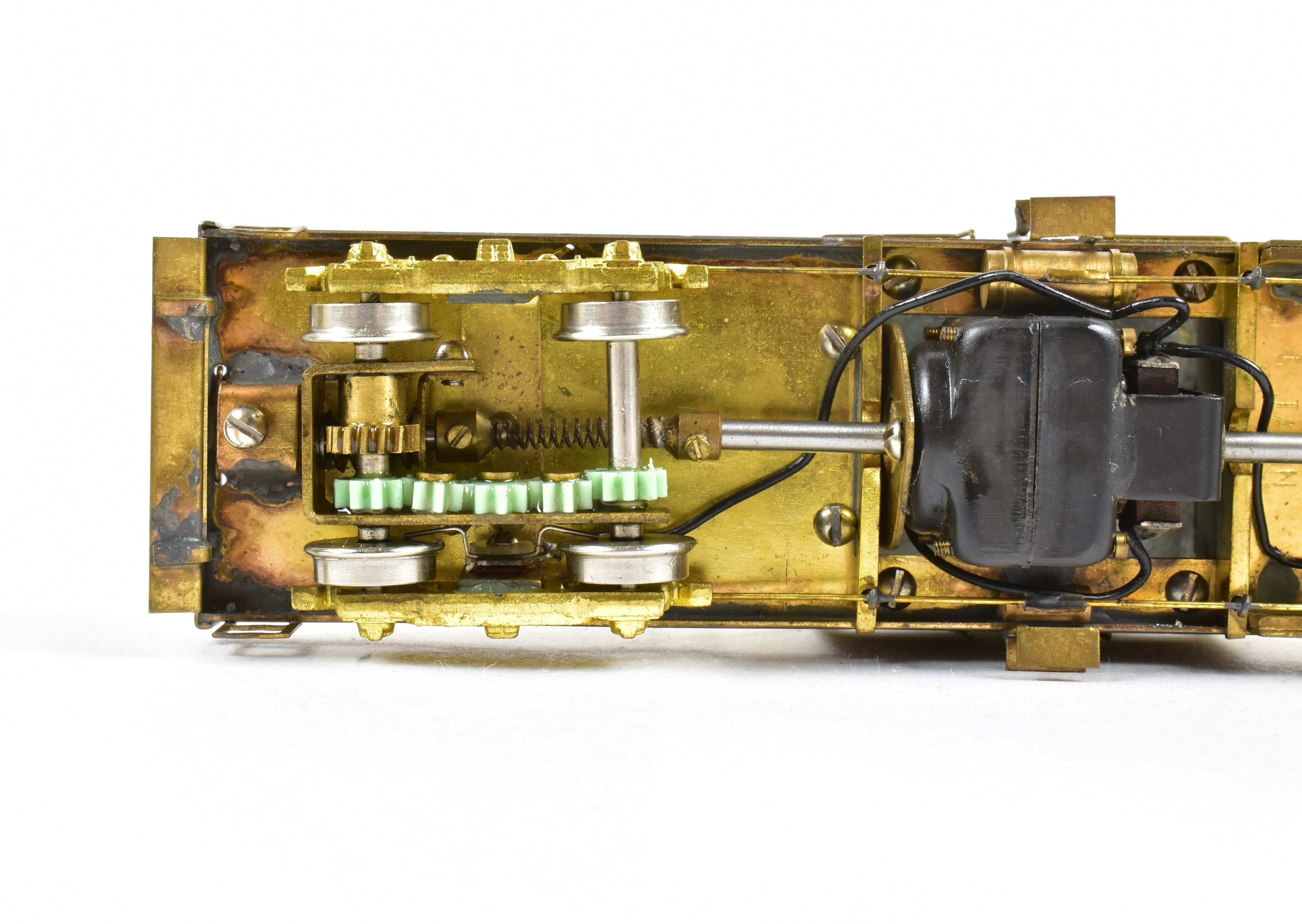 High - Quality HO Scale Brass Suydam Flat Bed Work Motor Model for Sacramento Northern and Various Roads