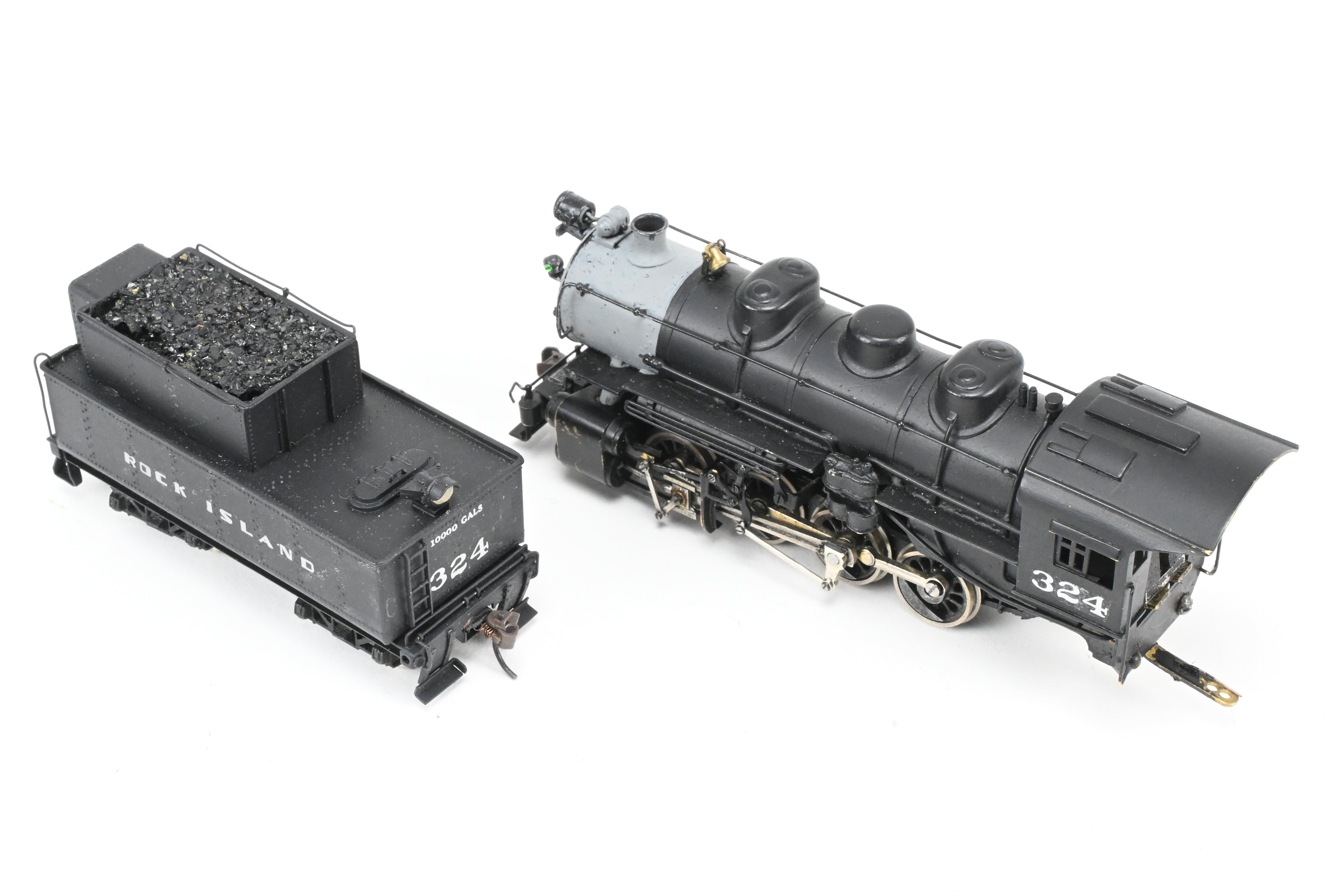 HO Scale Brass PFM - Tenshodo CRI&P - Rock Island 0-8-0 Switcher Model Locomotive FP No. 324