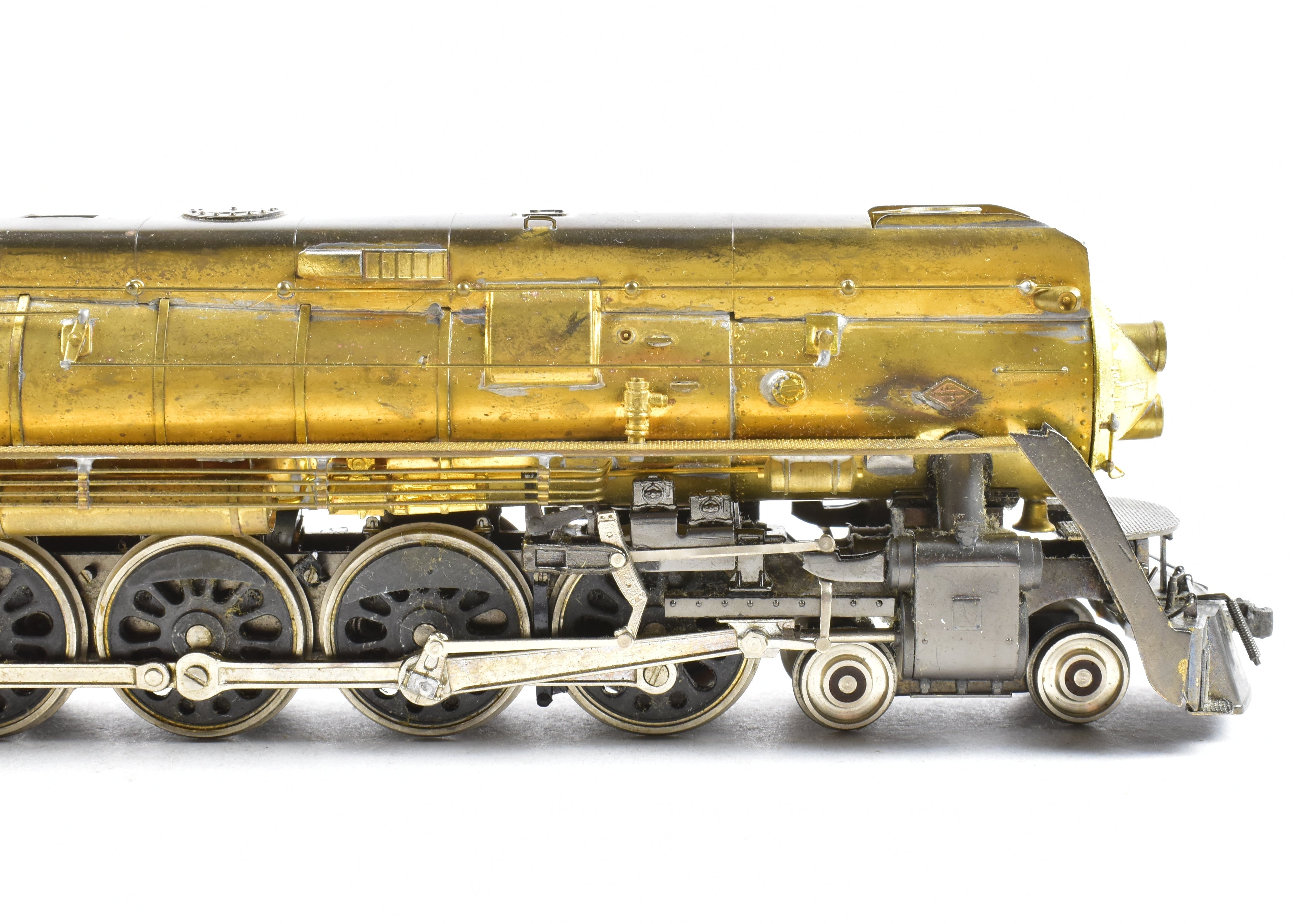 HO Scale Brass Max Gray Model Train - Southern Pacific Class GS - 4 4 - 8 - 4 De - Skirted Locomotive Replica